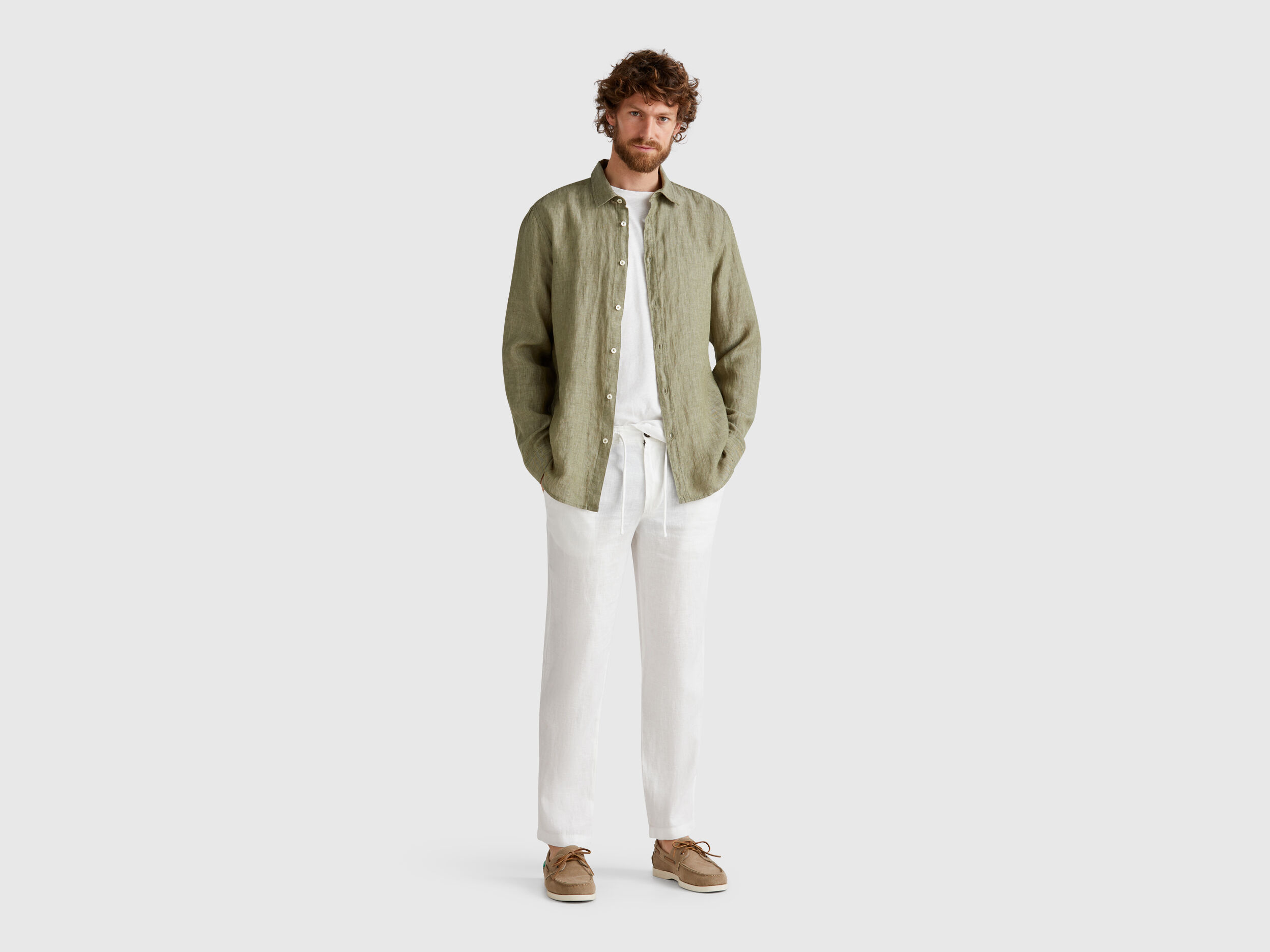 日本未入荷 Trousers Fit Regular Men's New Benetton | Collection WorkUtility&SafetyClothing