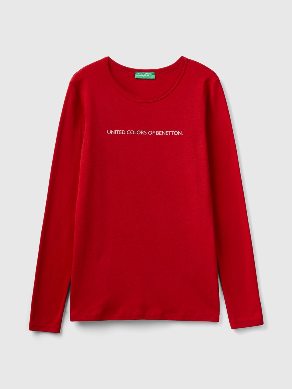 Long sleeve red t-shirt Red - Benetton 