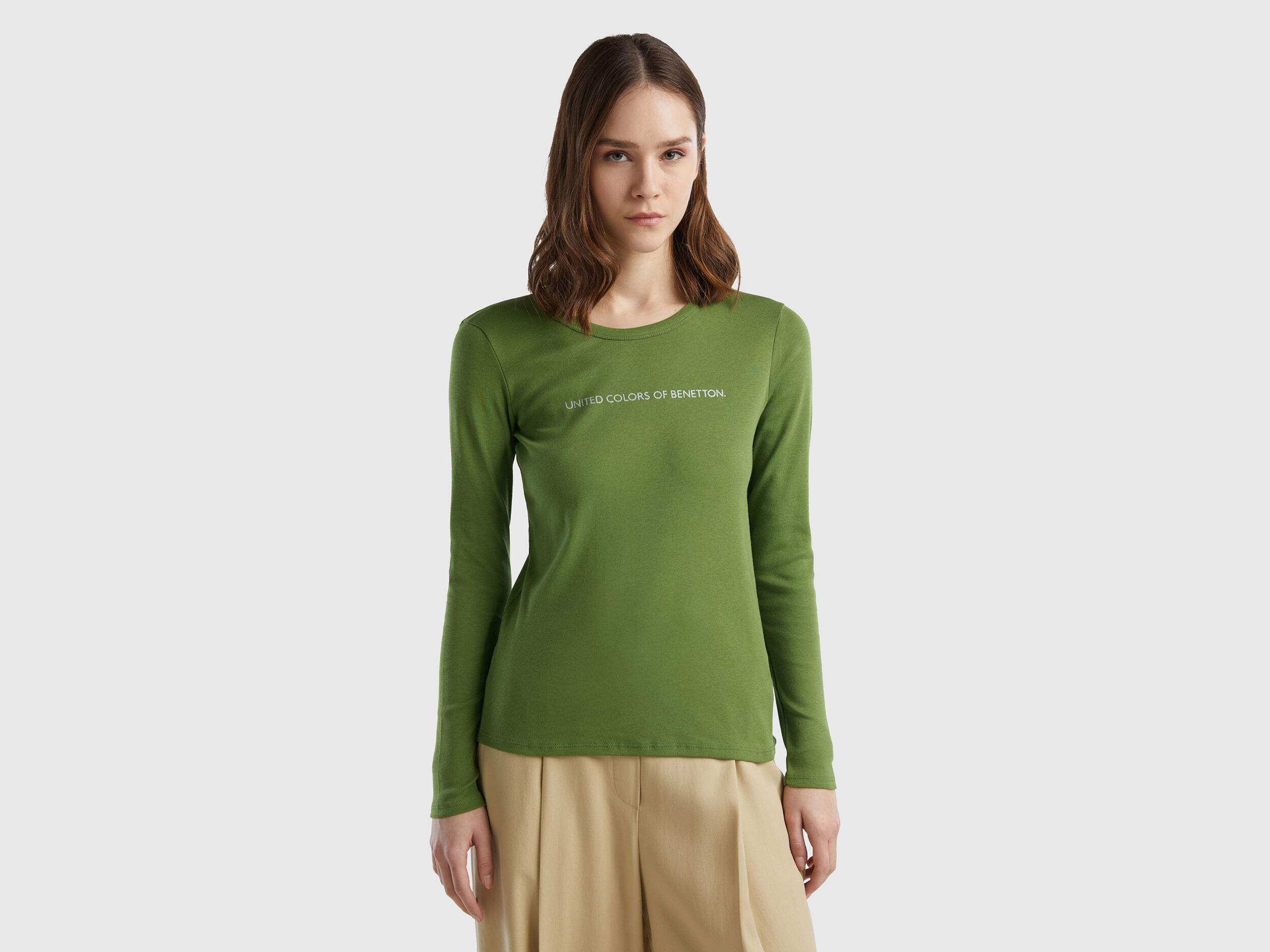 Benetton full sleeves discount t shirt