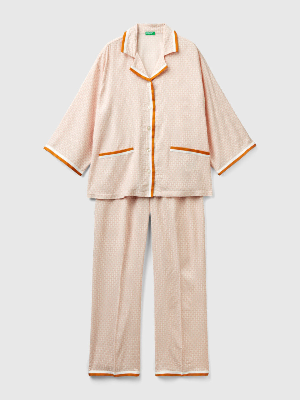 Pijama de Mujer a Juego Colecci n Undercolors 2024 Benetton
