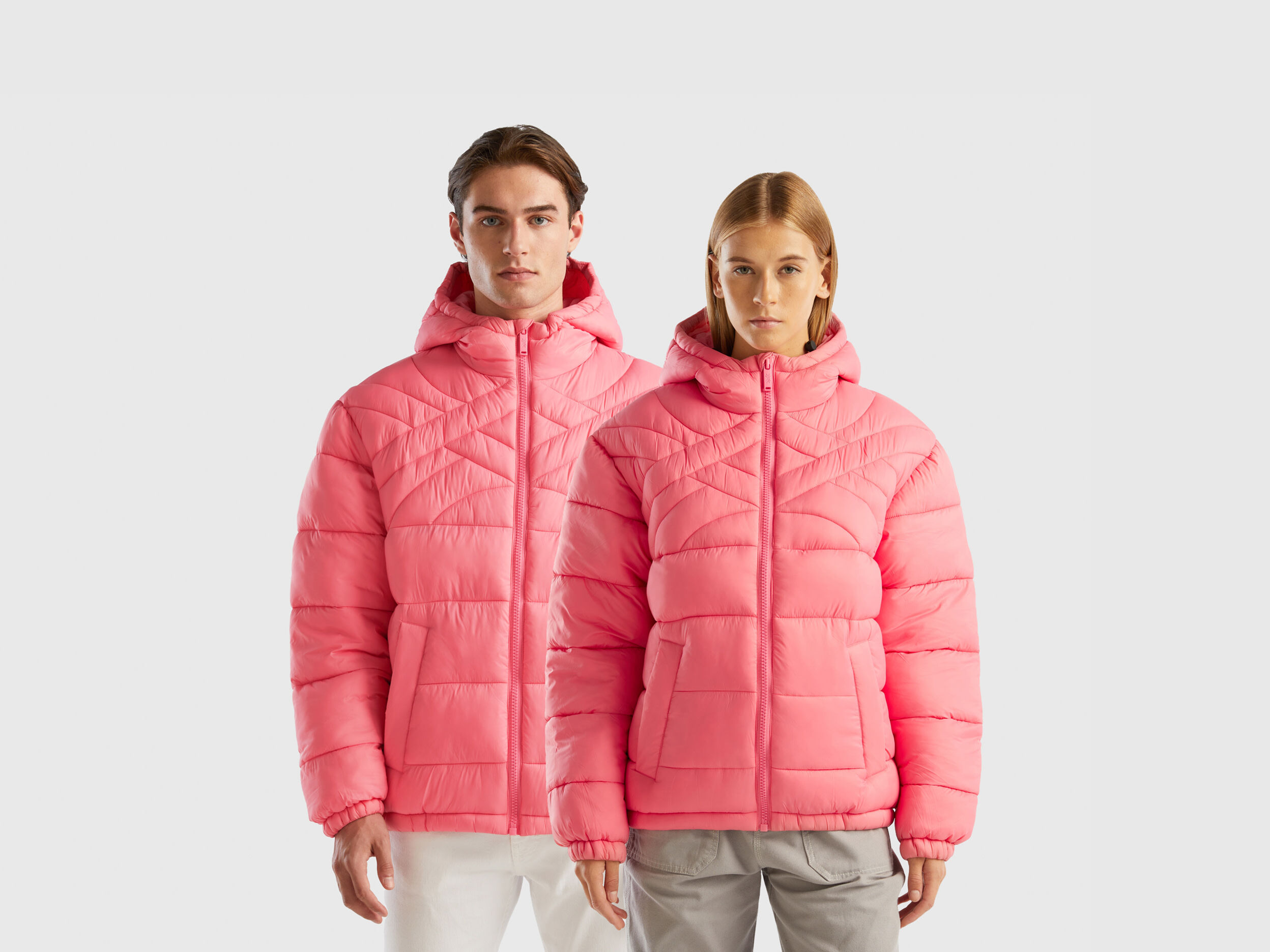 Benetton padded jacket sale