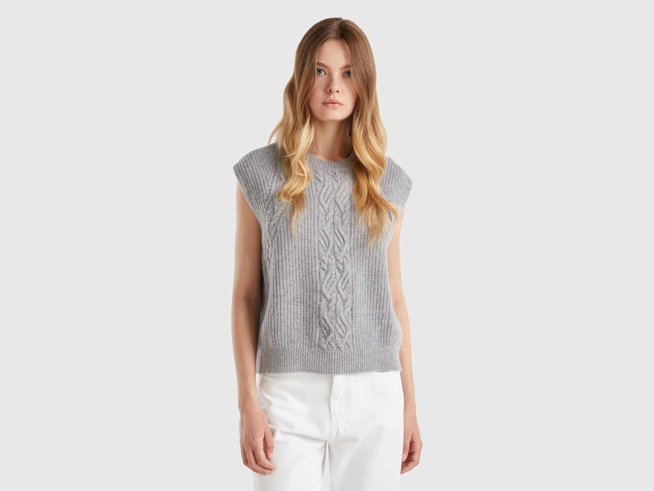 Womens knitted vests online top