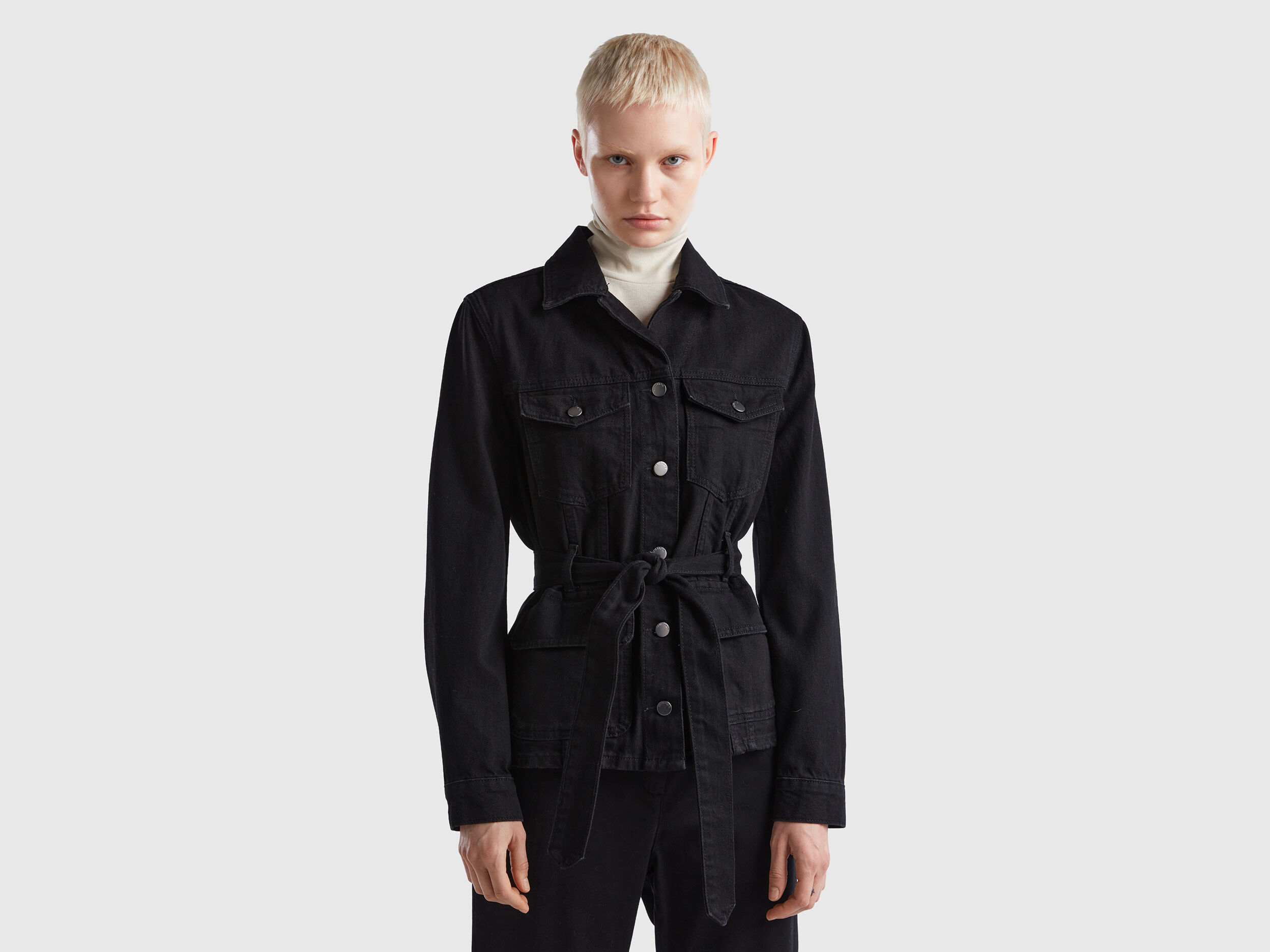 Benetton discount jean jacket