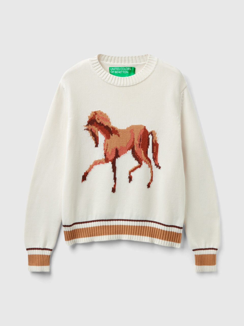 Benetton maglione cavallo hotsell