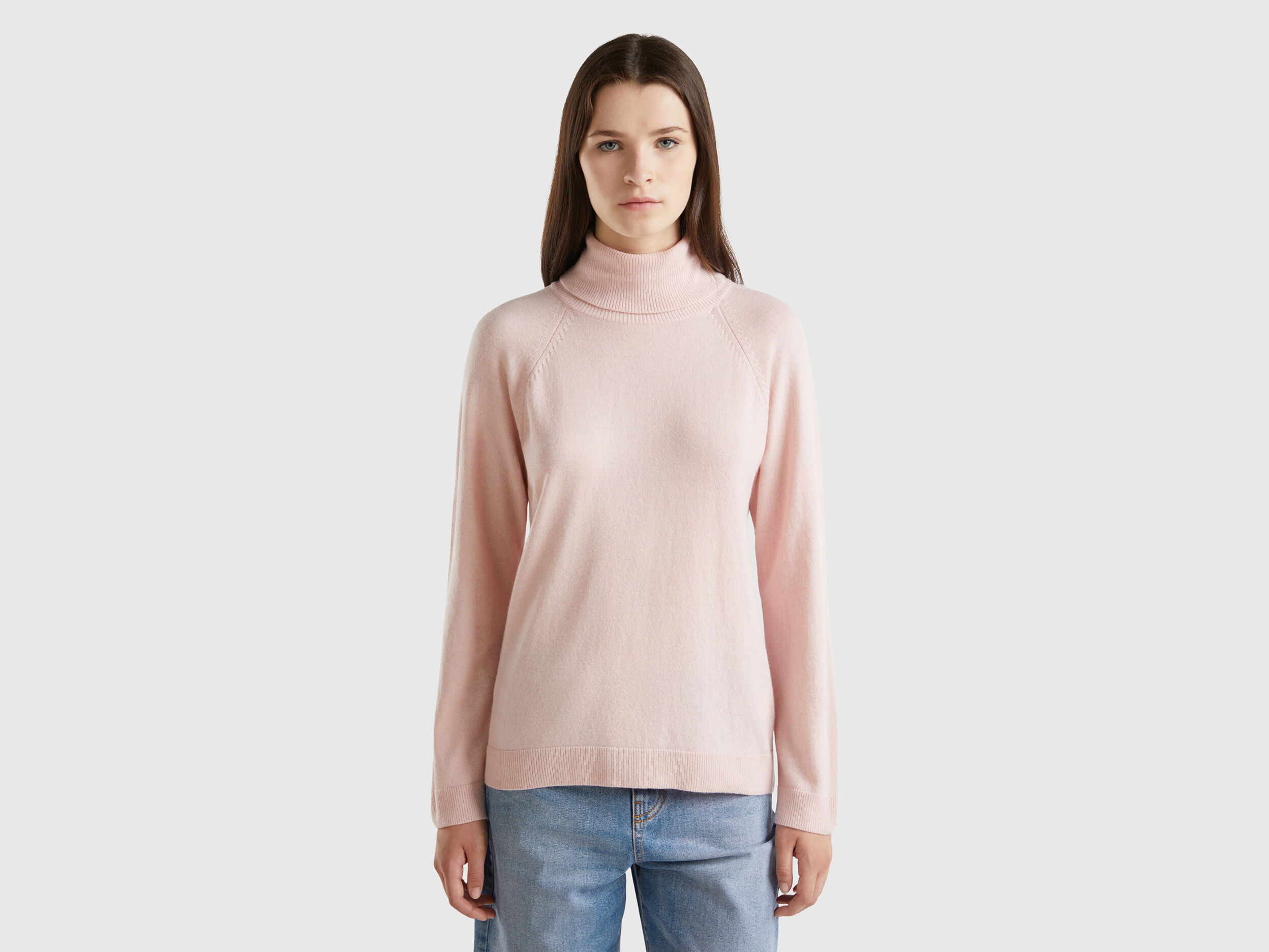 Pastel pink turtleneck new arrivals