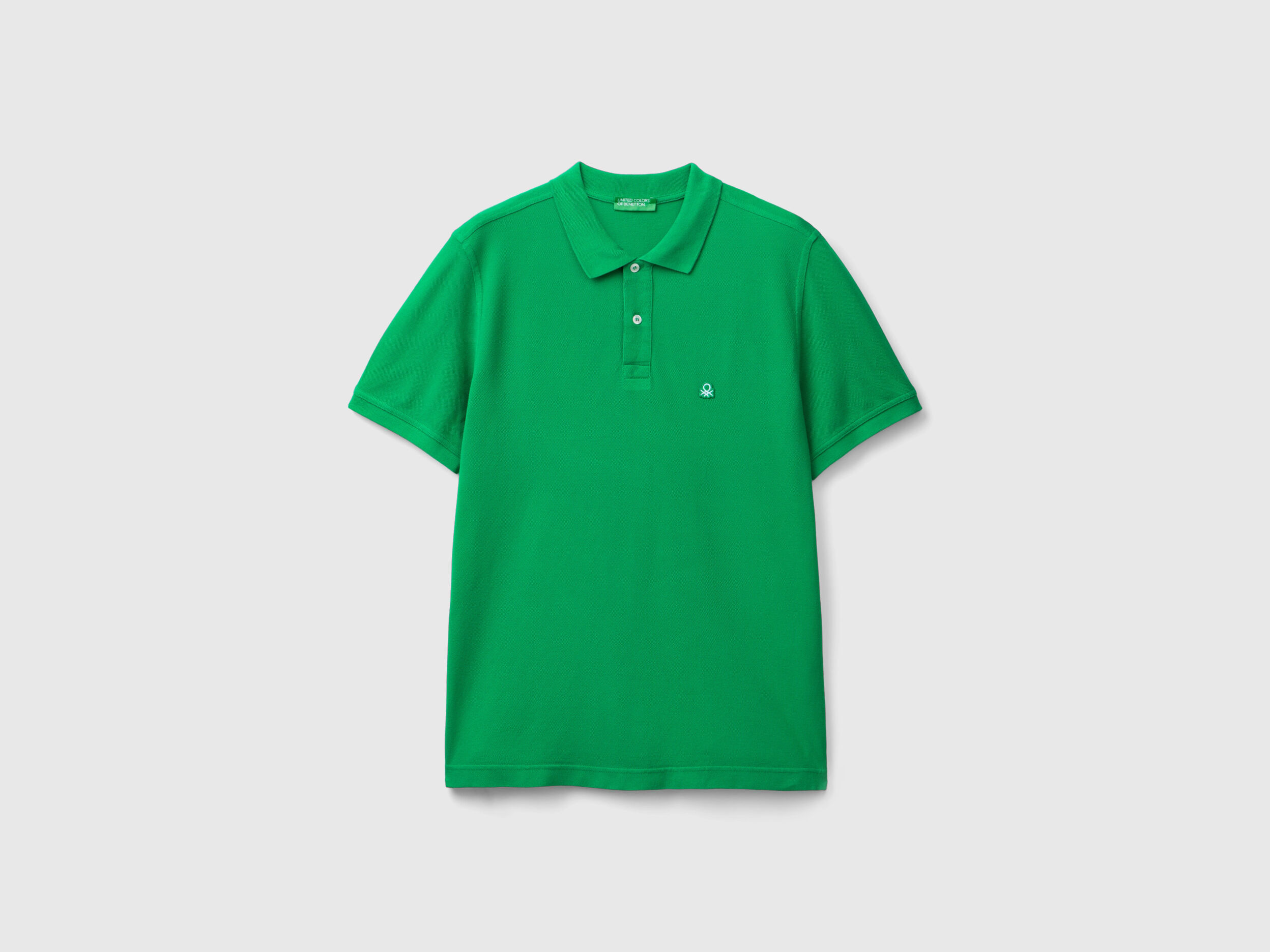 Benetton Green Regular Fit Polo Size Xxxl Green Men