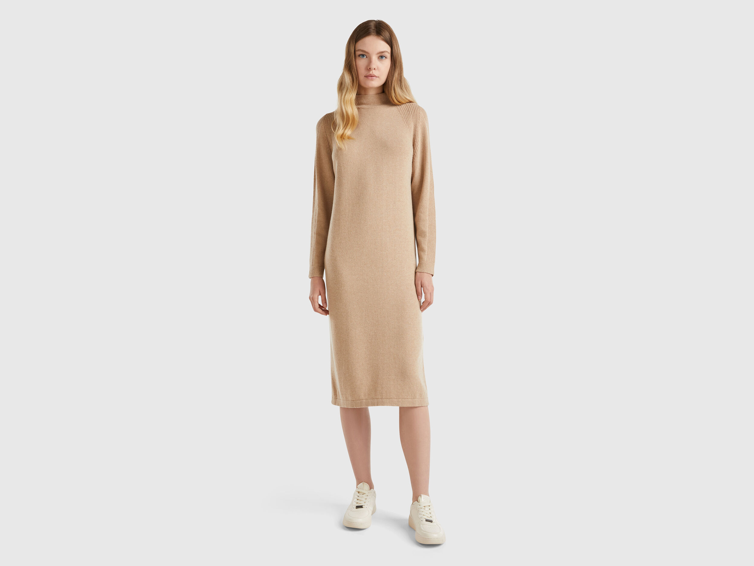 Cashmere blend midi dress