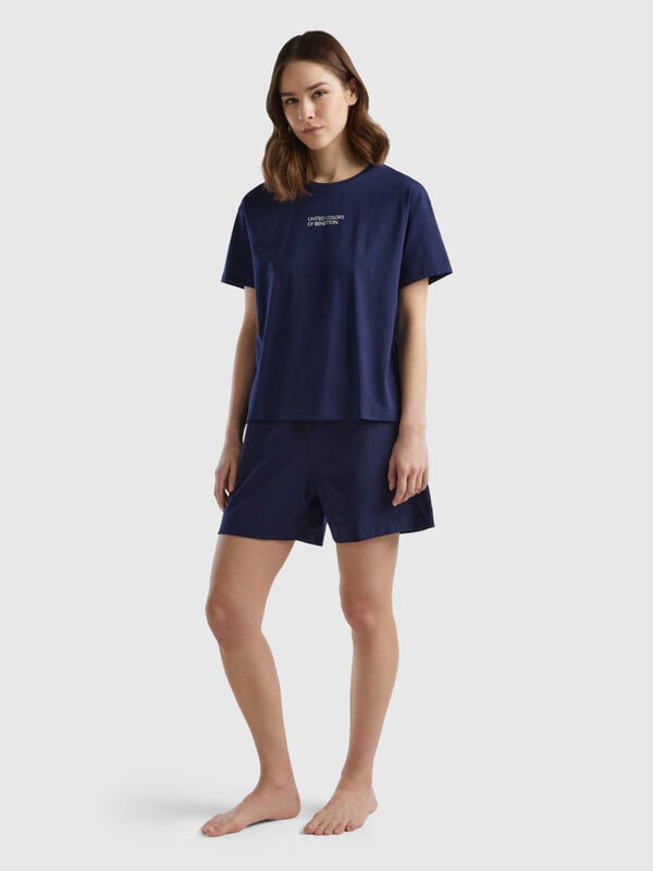 Shorts with logo elastic Women