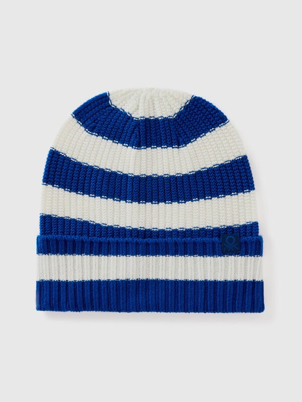 Gorro de punto de rayas Niño