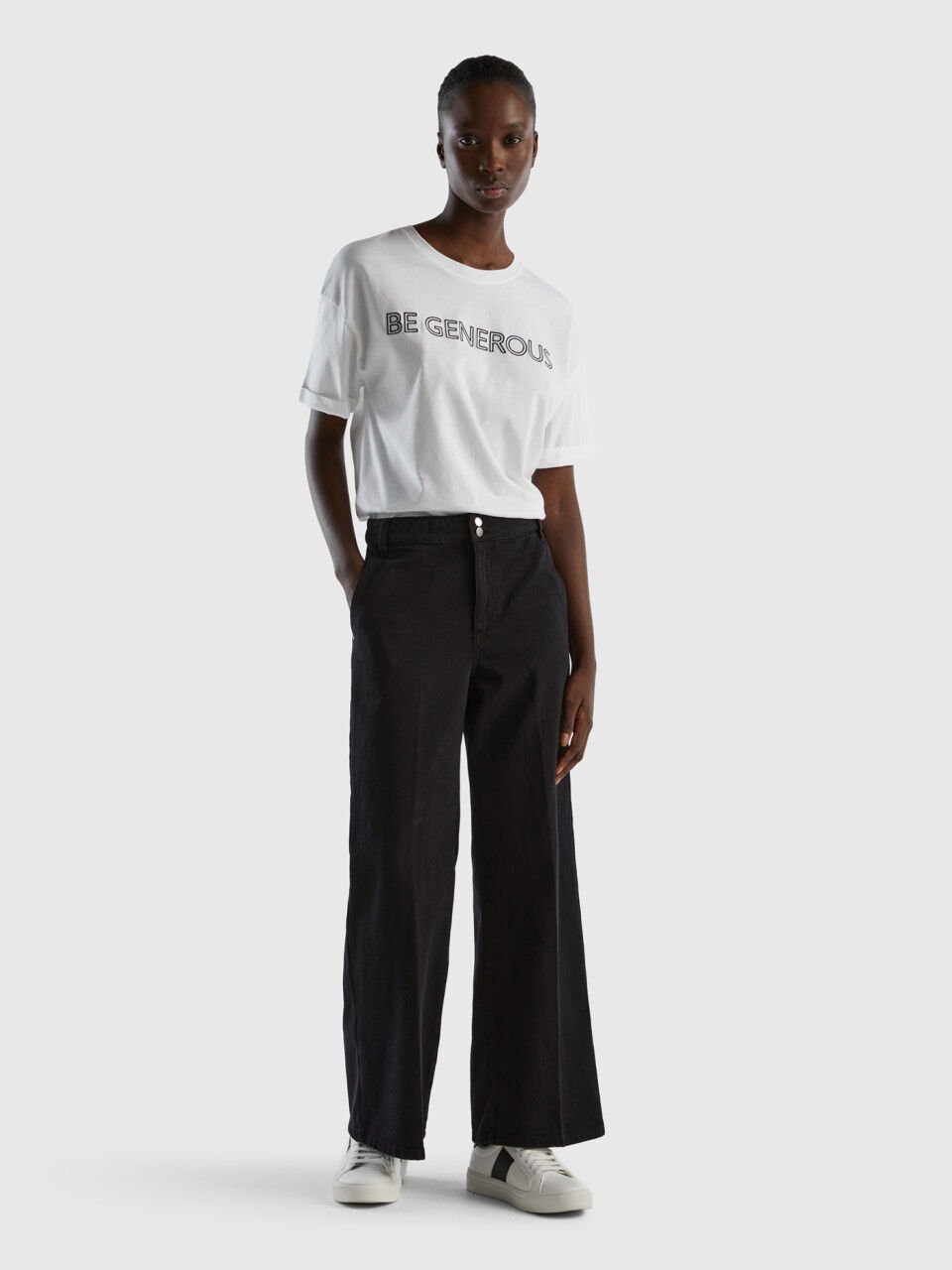 Peto vaquero benetton 2025 mujer