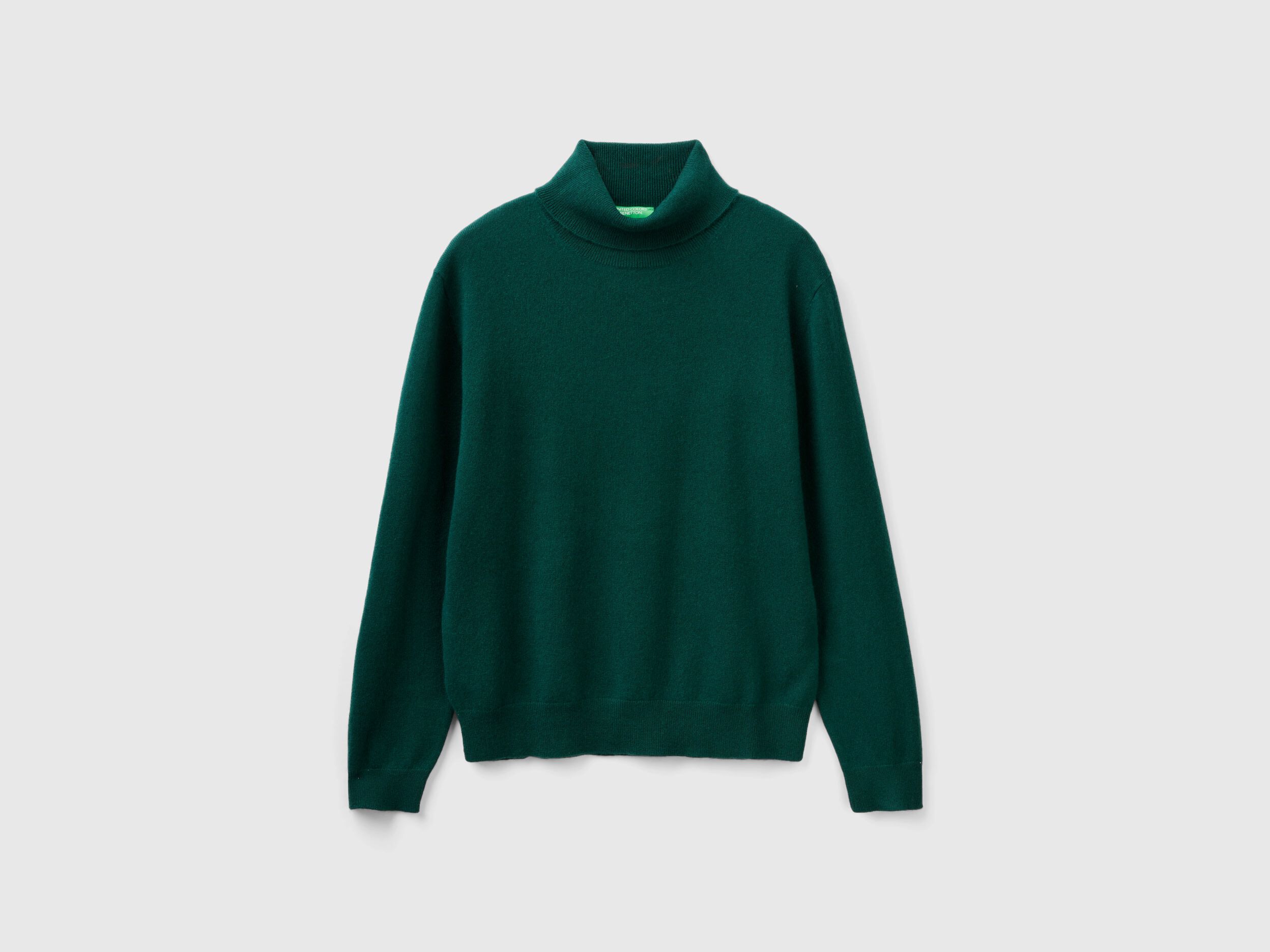 Dark green turtle online neck