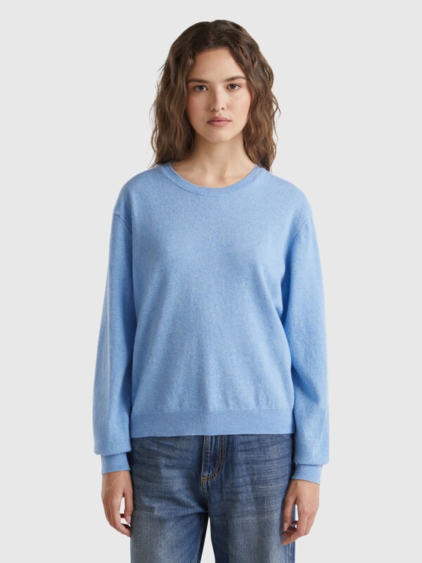 Relaxed fit pure Merino wool sweater Women