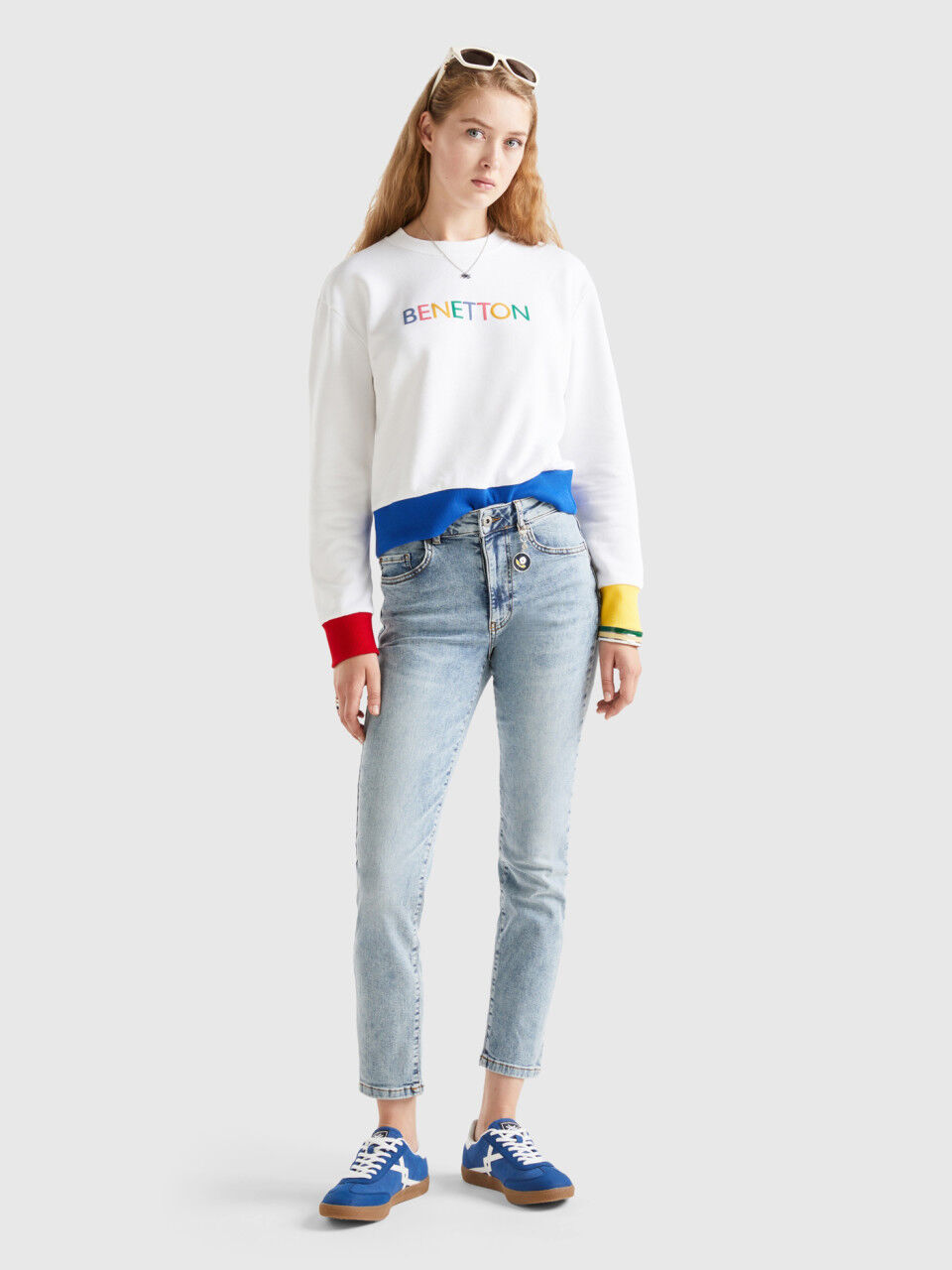 Benetton boyfriend jeans hotsell