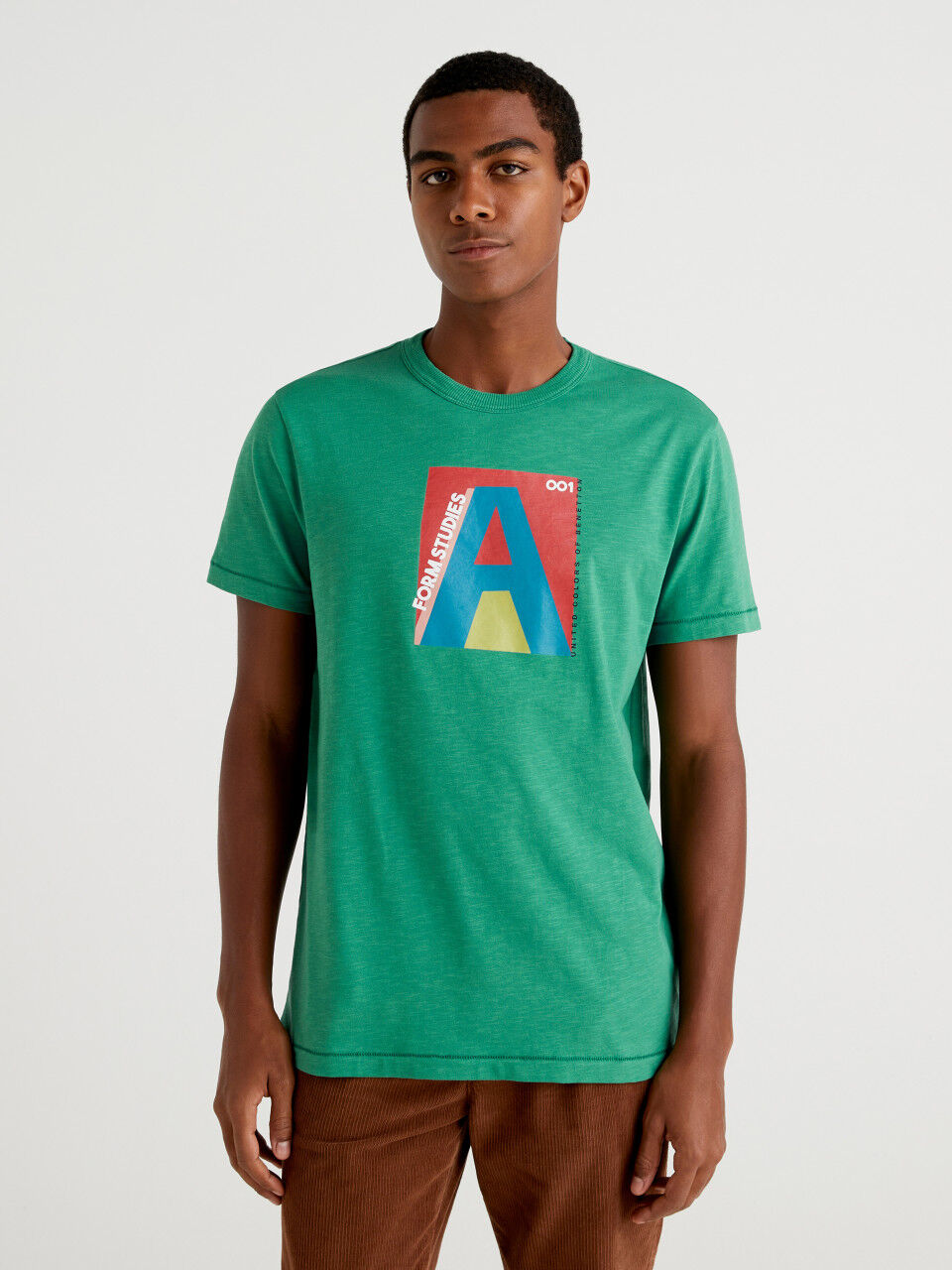 United Colors of Benetton Abbigliamento Top e t-shirt T-shirt T-shirt a maniche lunghe T-shirt A Righe In Cotone Bio 