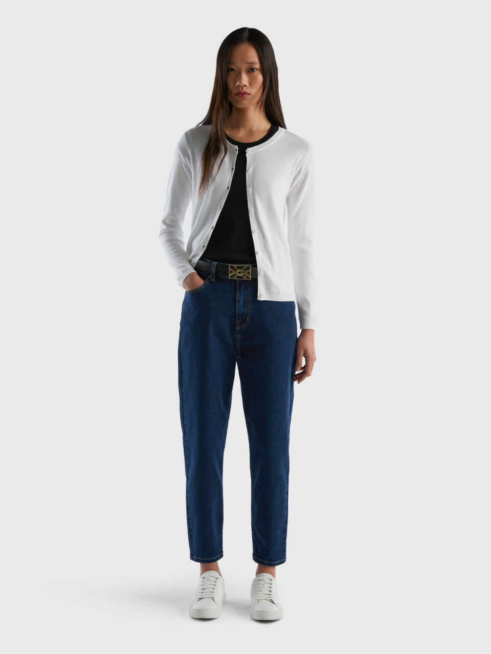 Women's Mum Fit Jeans New Collection 2023 | Benetton