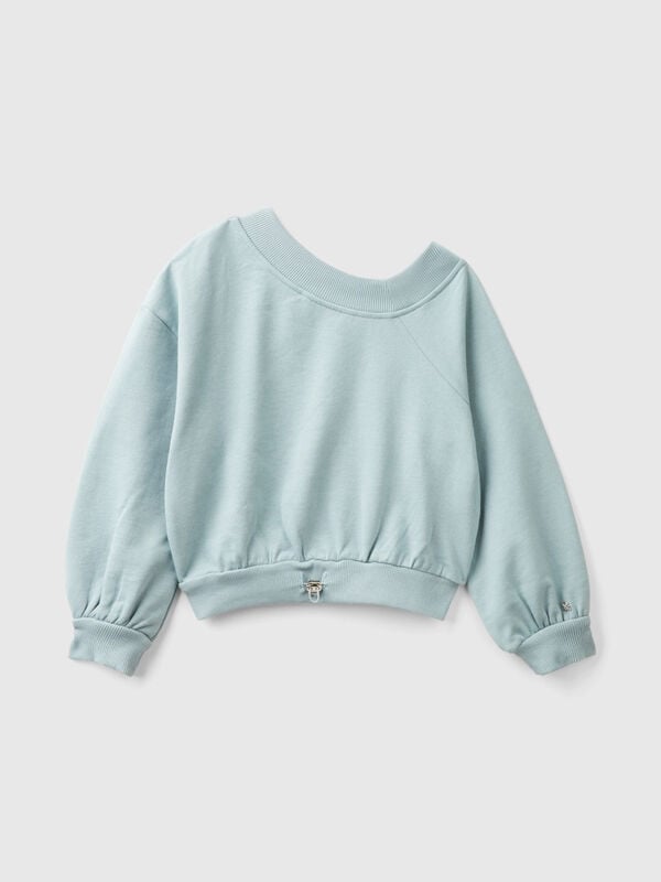 Sweatshirt with uneven neckline Junior Girl