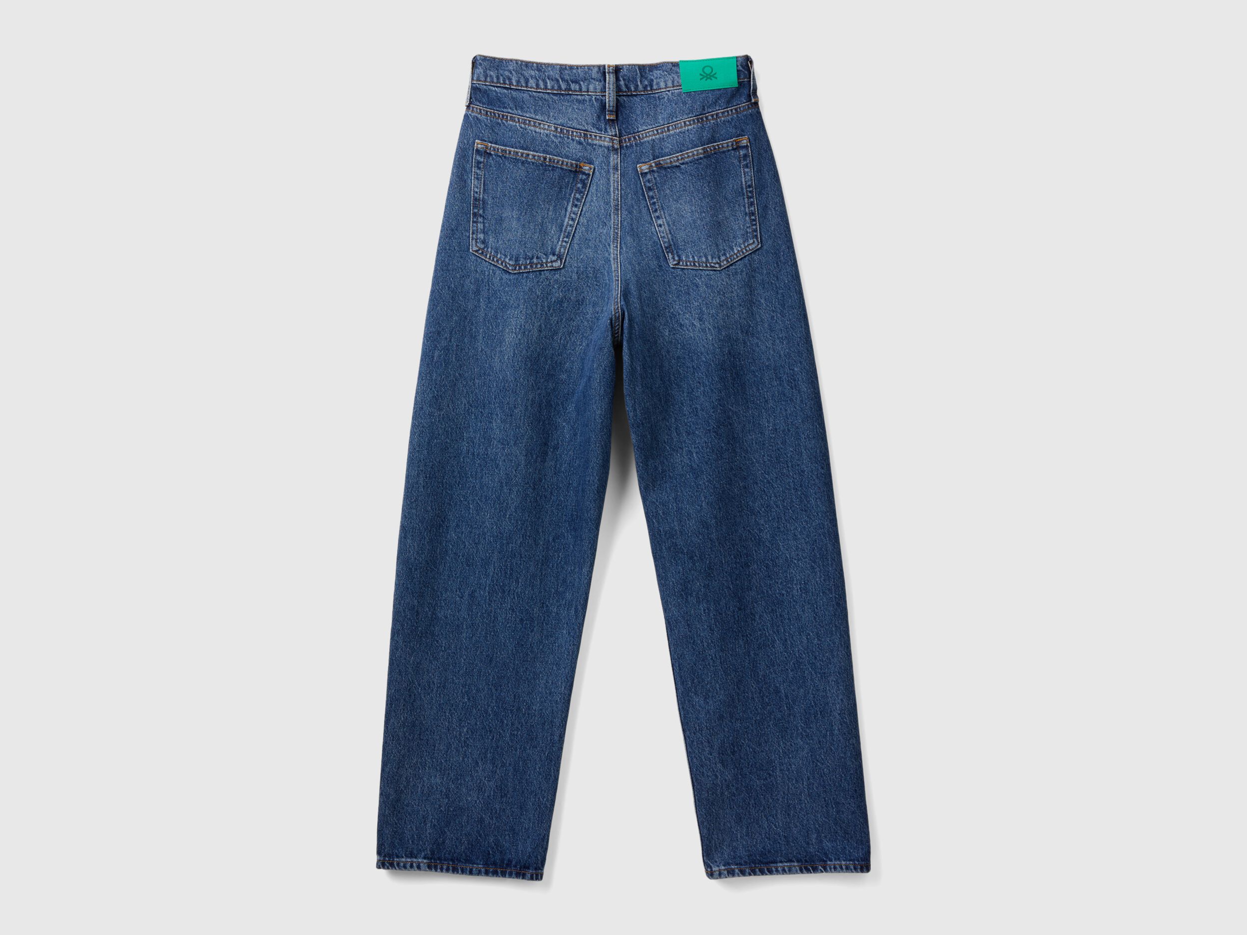 特価商品  fit Oversized jeans Benetton | Blue - パンツ