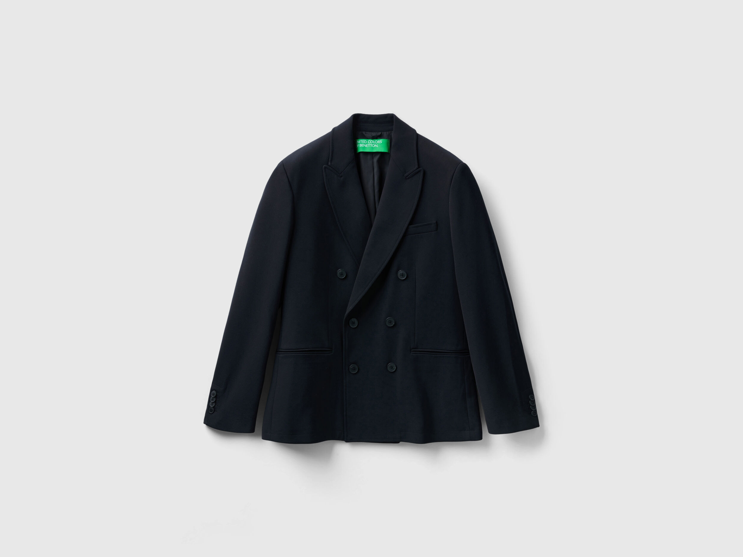 Double breasted slim fit jacket