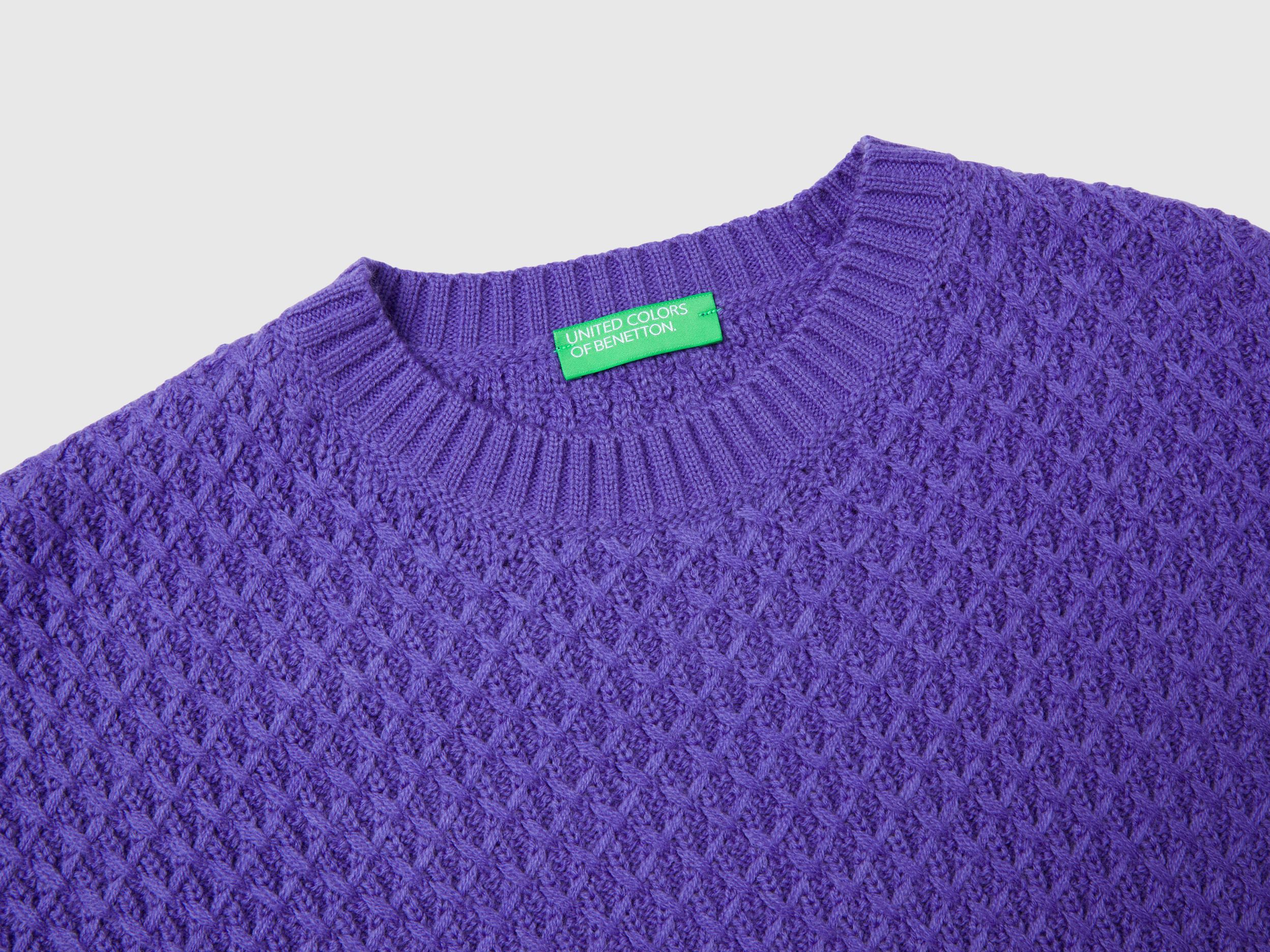 Boxy fit knit sweater