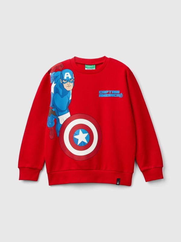 Sudadera ©Marvel roja del Capitán América Niño