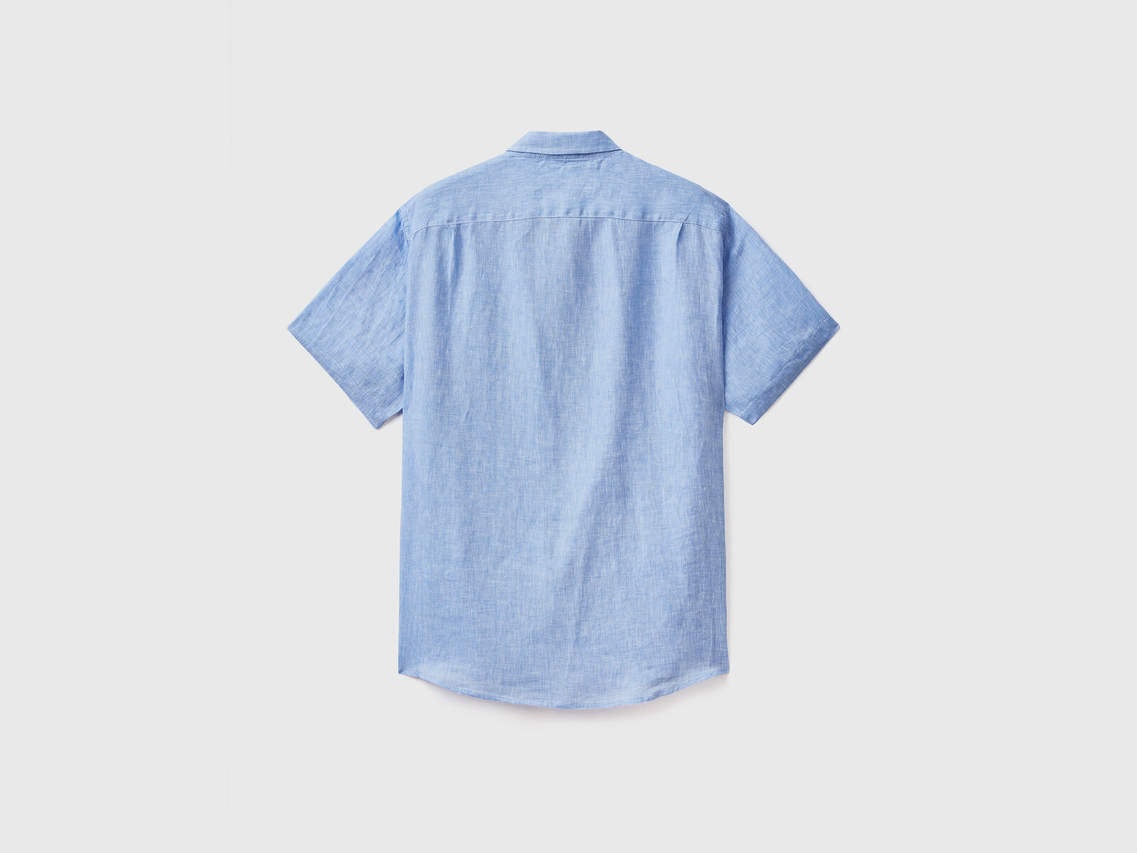 Calida 34000 #700 Light Blue Short Sleeves 100% Cotton Nightshirt