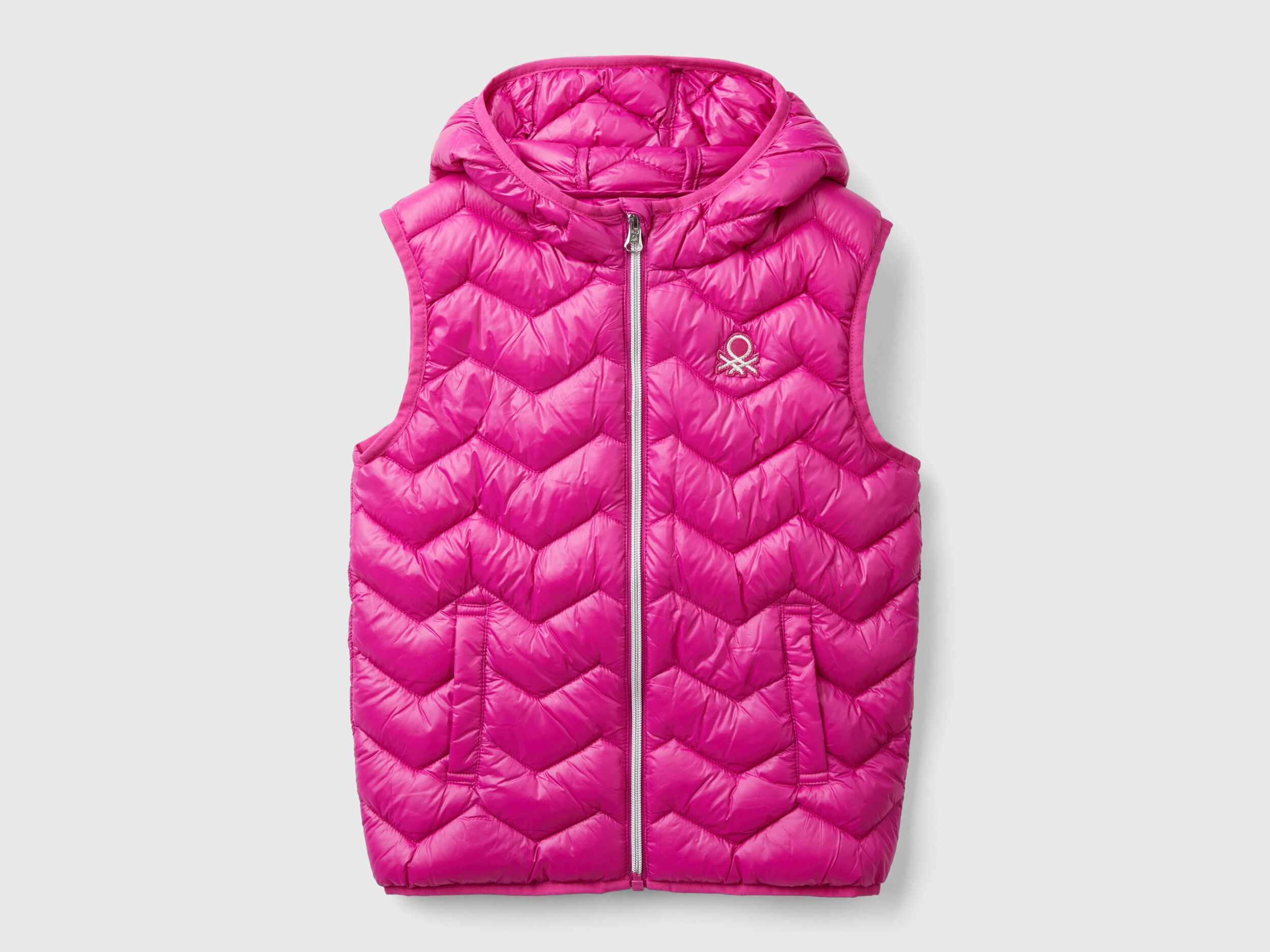 Junior Girls Sleeveless Puffer Jackets Collection Benetton