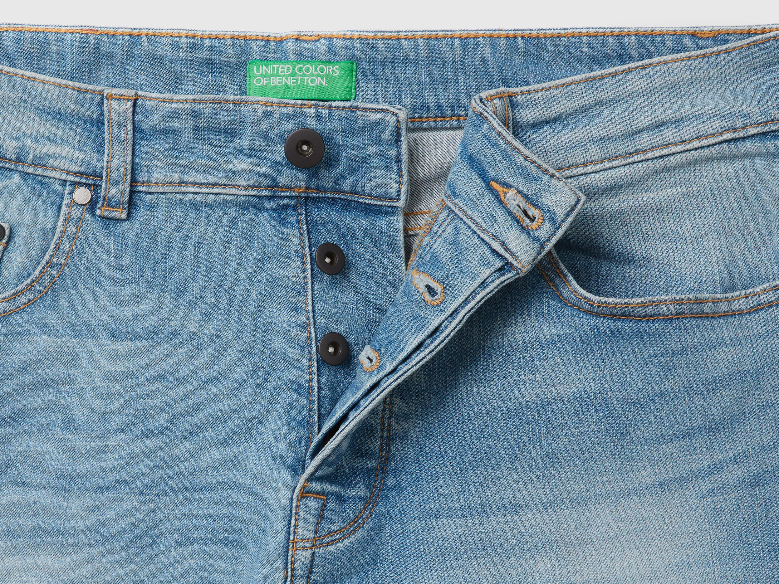 Benetton jeans skinny fit hot sale