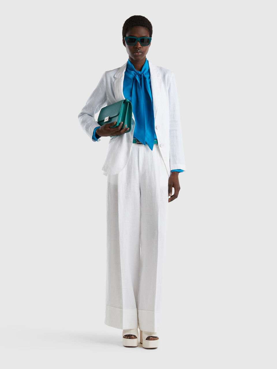 Benetton pantalones mujer deals