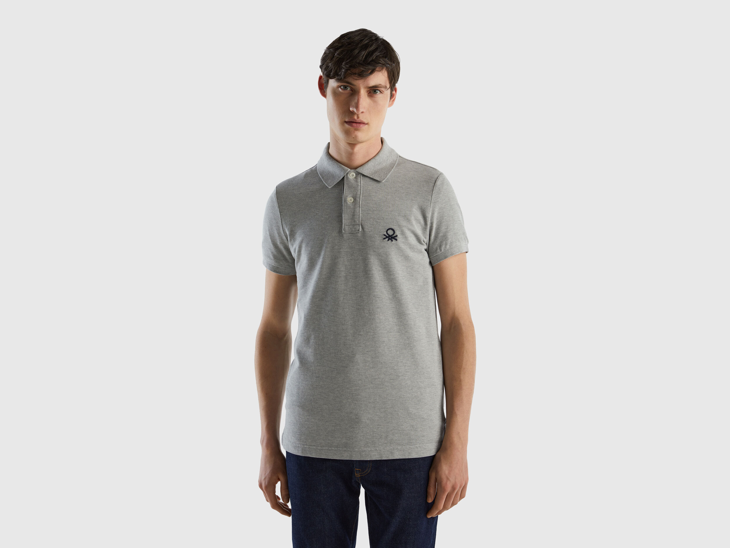 Benetton muscle 2025 fit polo