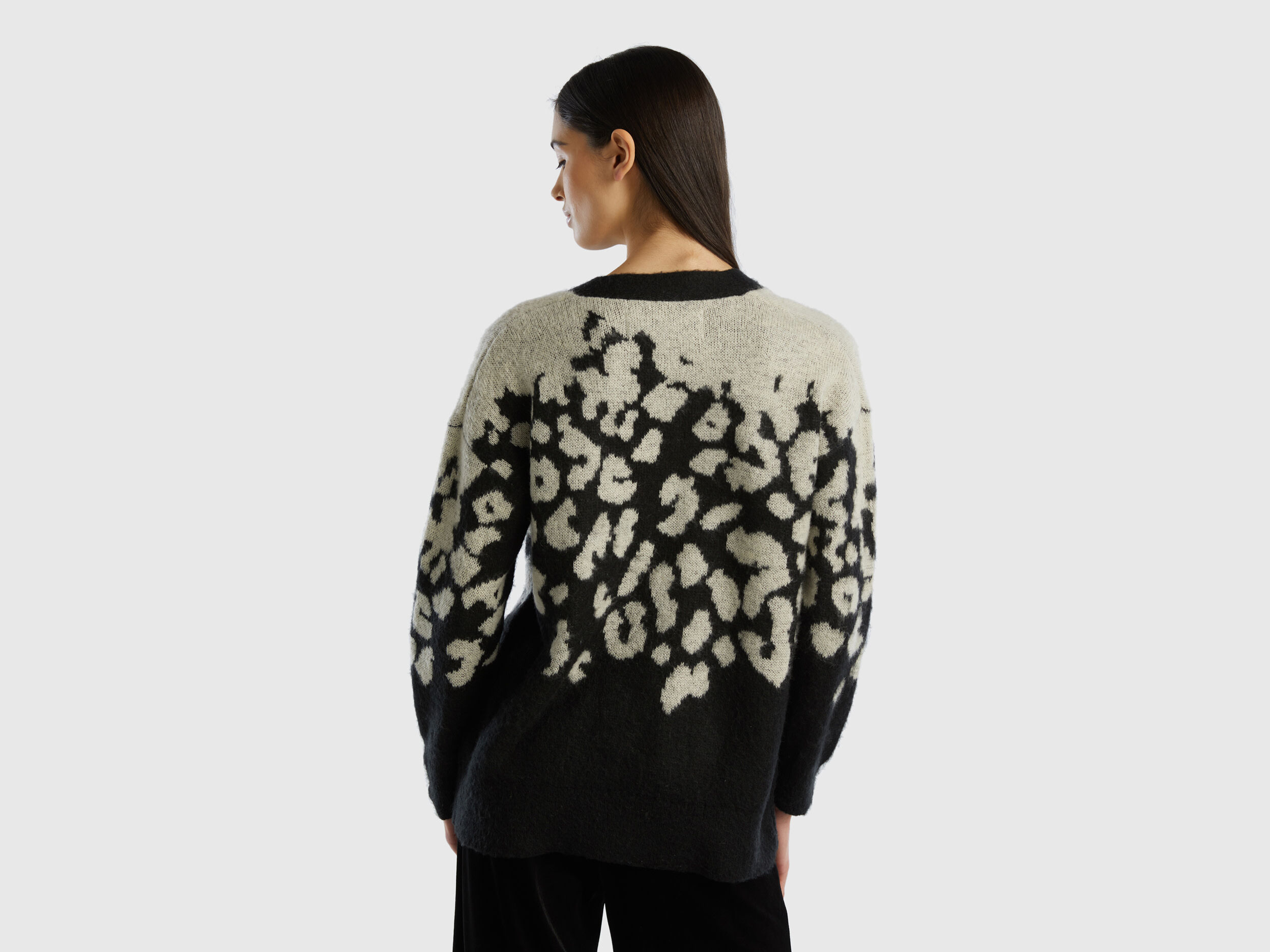Tiger print sweater sales women's