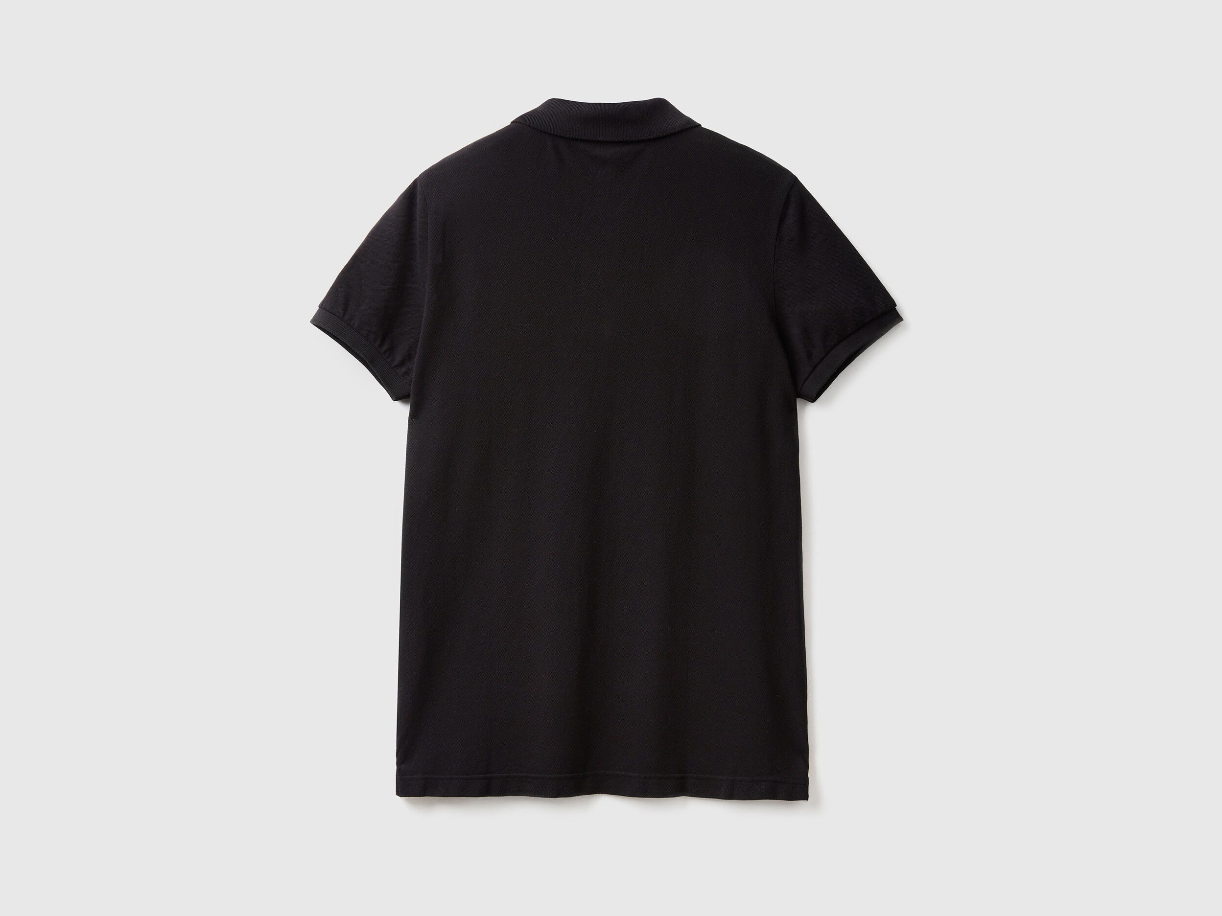 Black slim fit polo tees deals