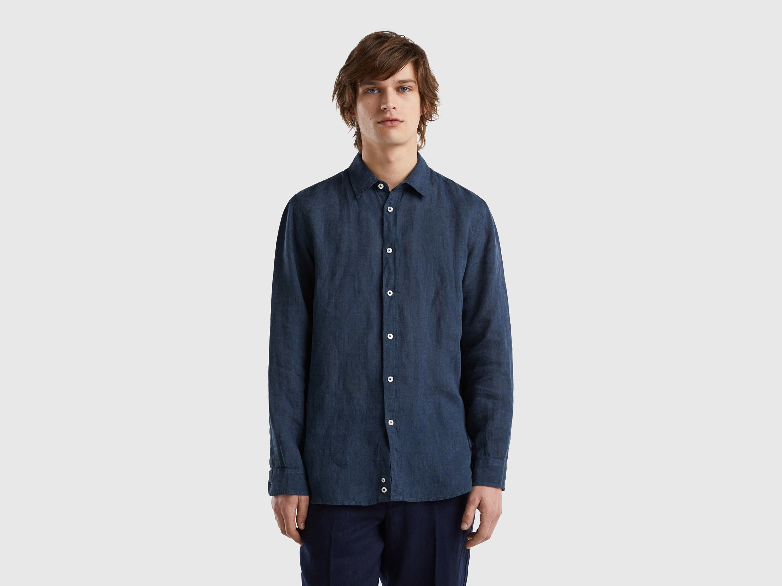 Camisa benetton hotsell hombre