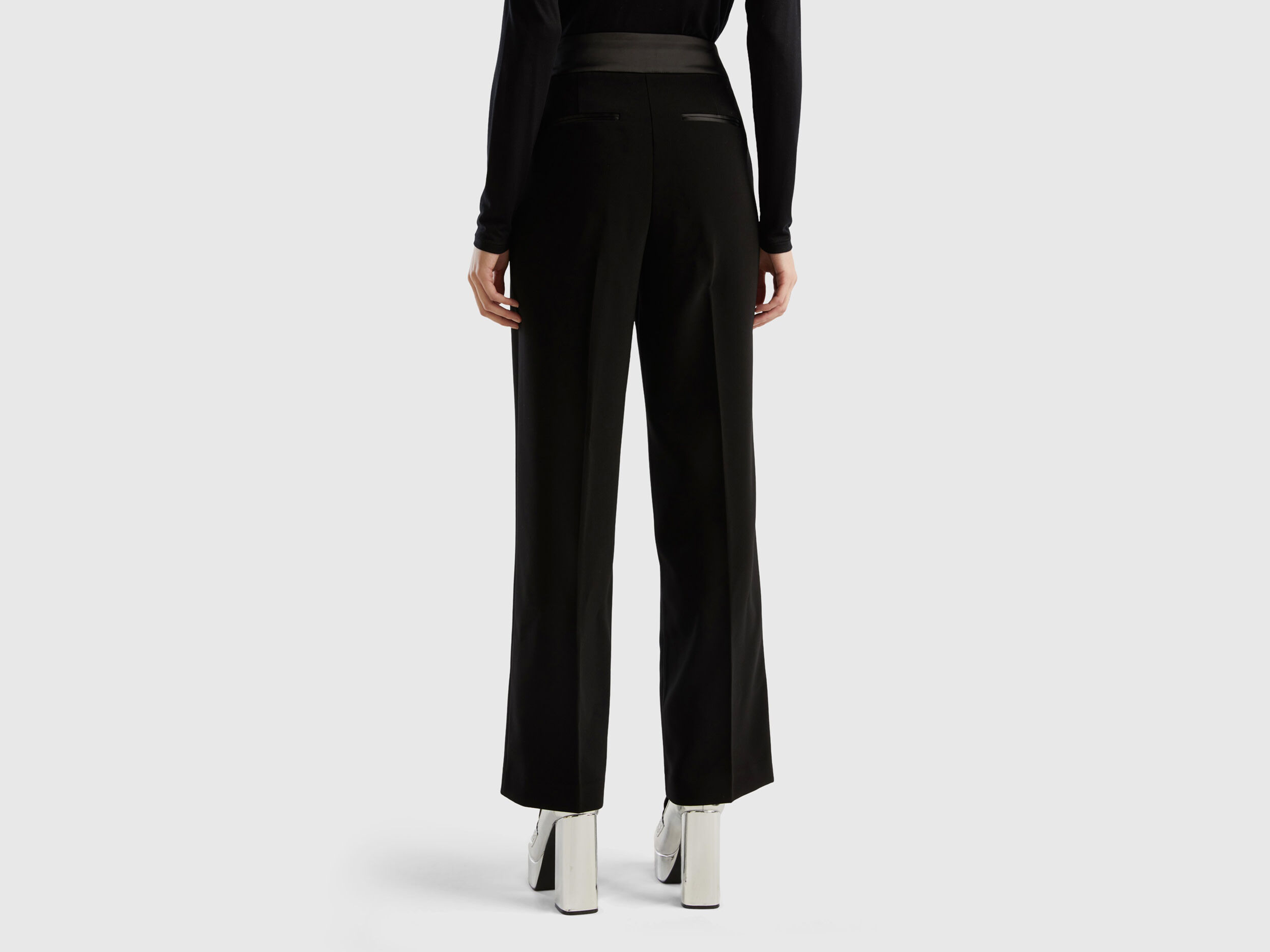 Benetton sales donna pantaloni