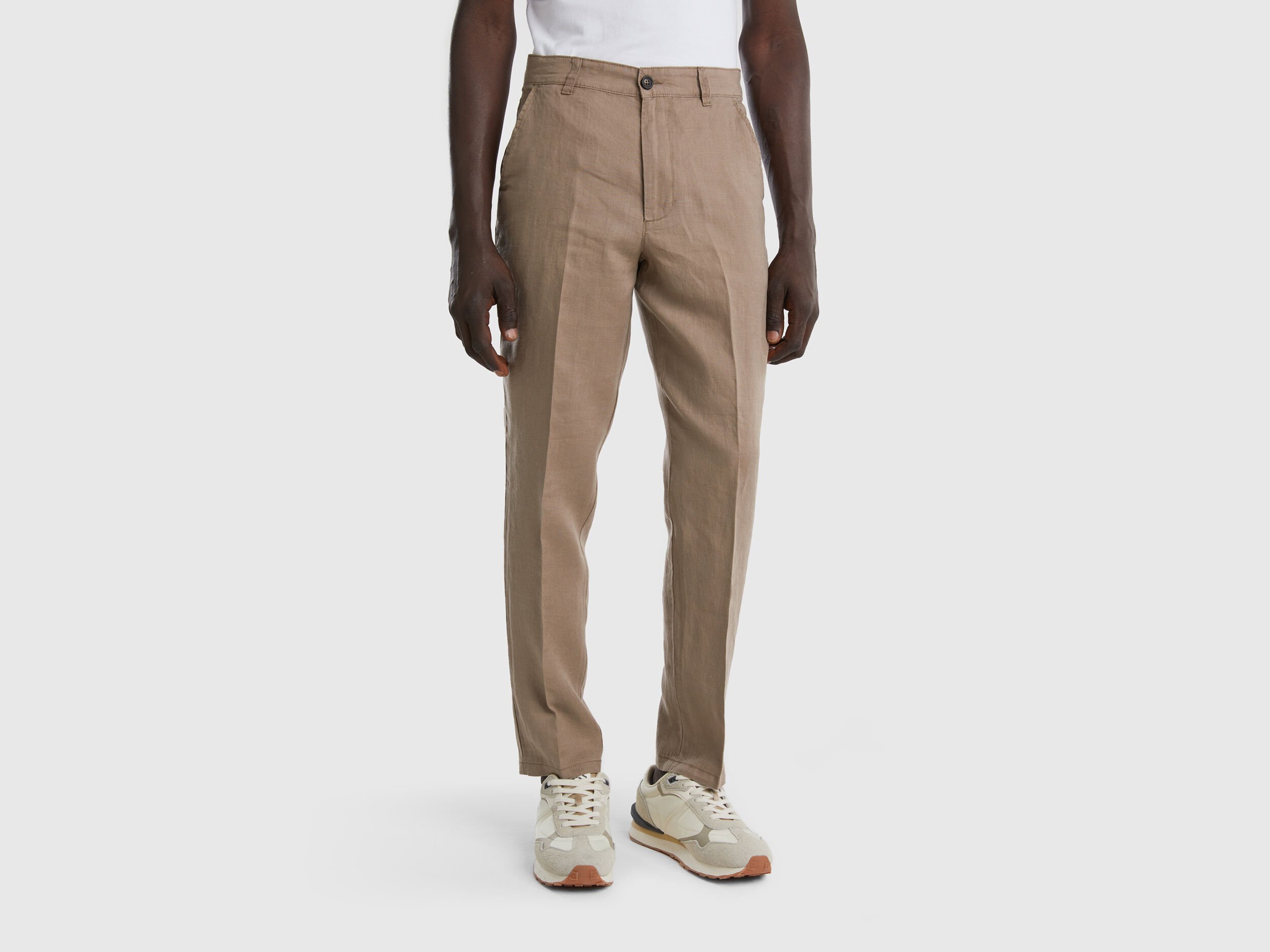 Pantaloni outlet lino benetton