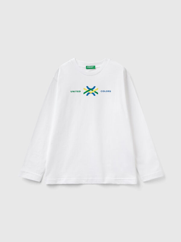 Camiseta de manga larga de algodón orgánico Niño