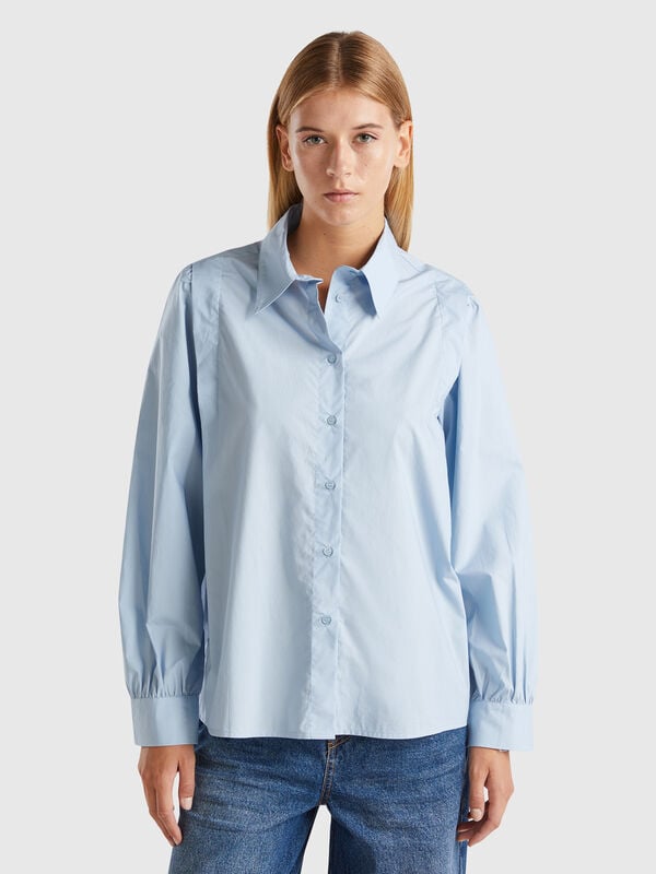 Camisa ligera de 100 % algodón Mujer