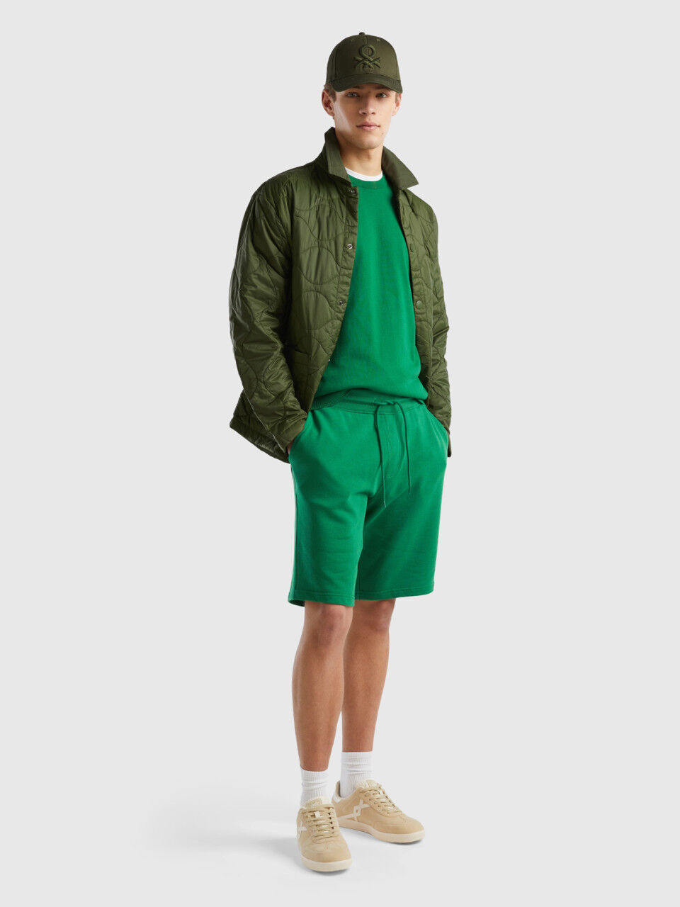 Benetton man hotsell green