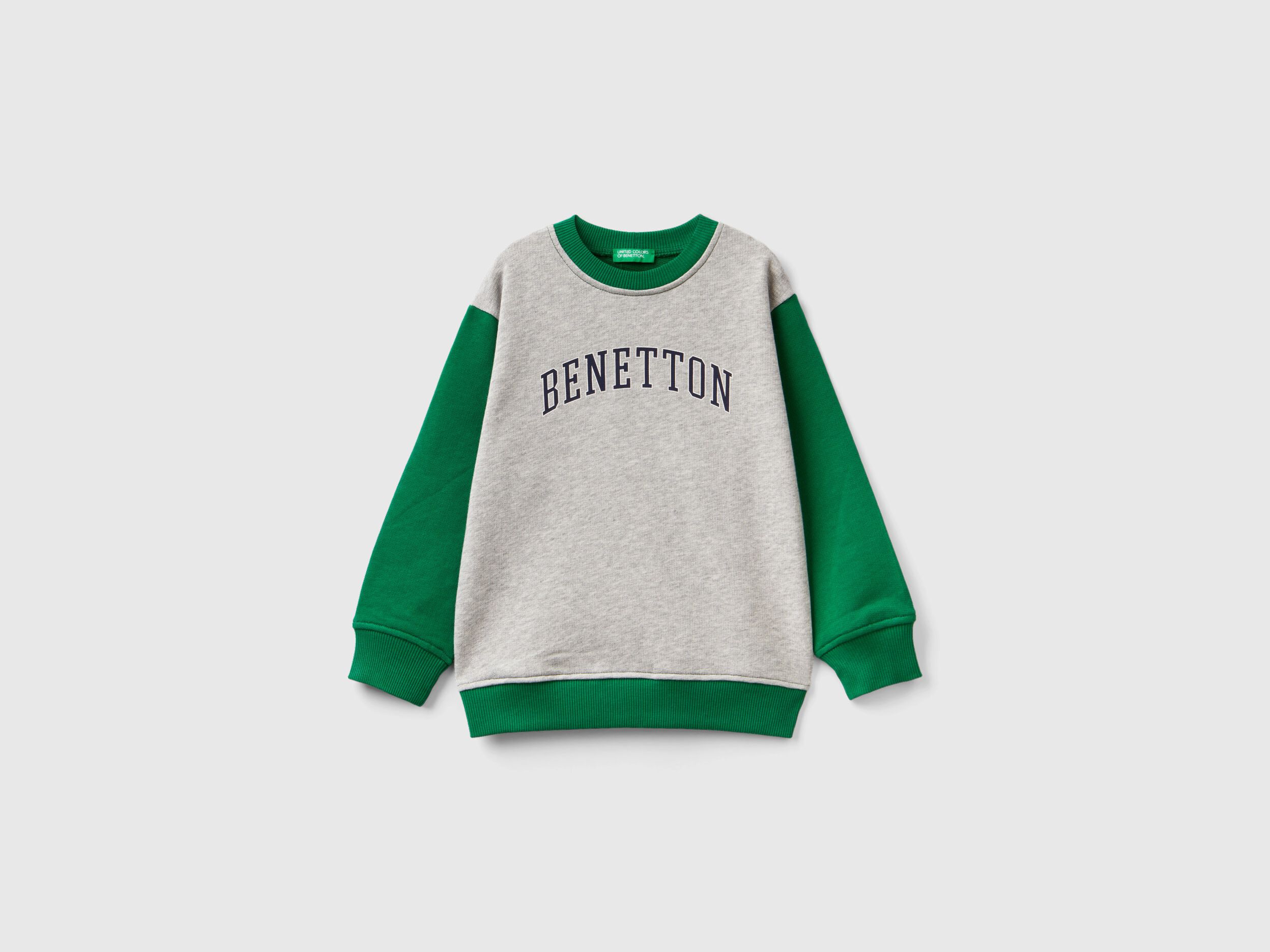 Sweatshirt in 100 organic cotton Multi color Benetton