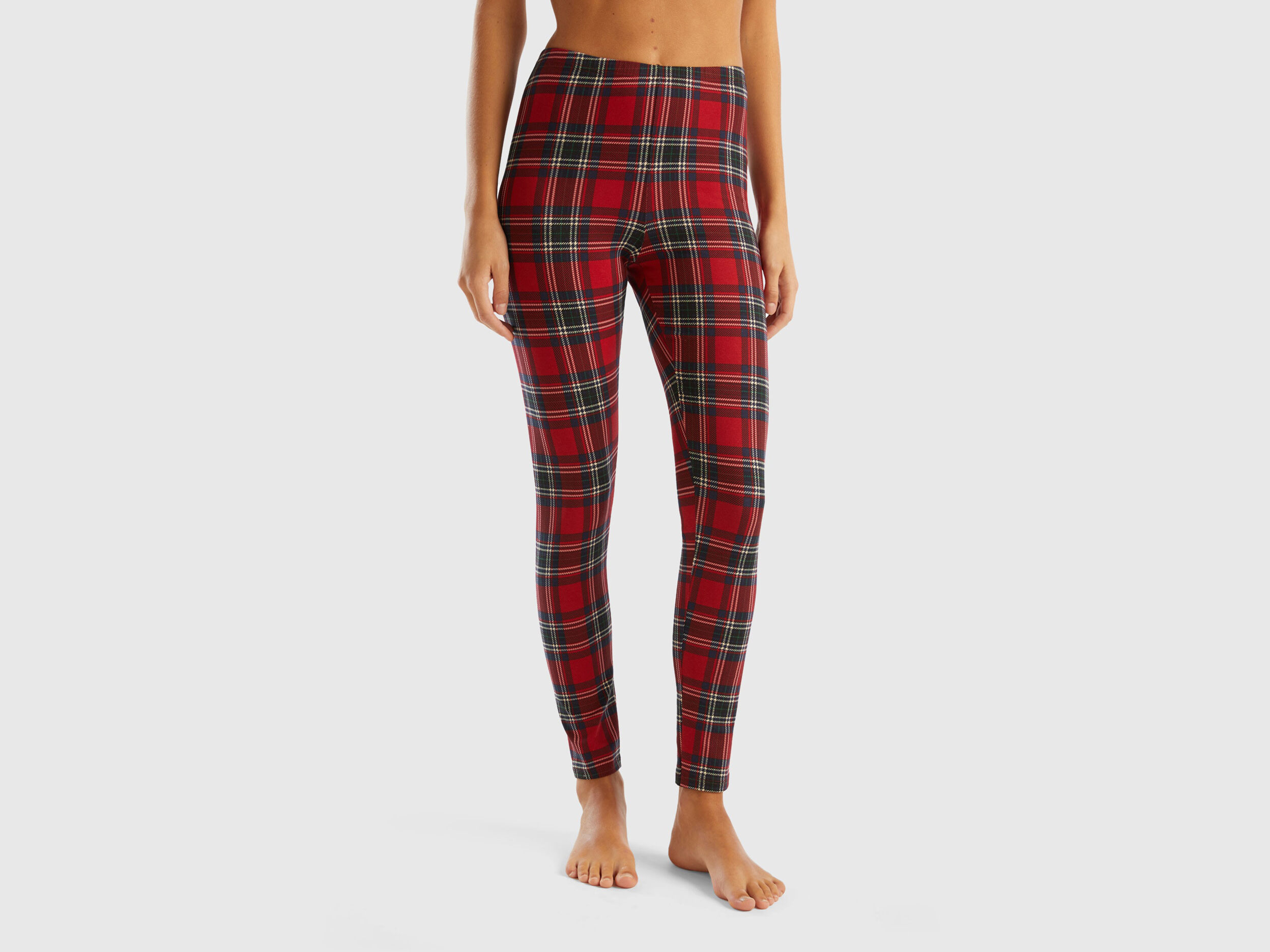 Red plaid clearance legging