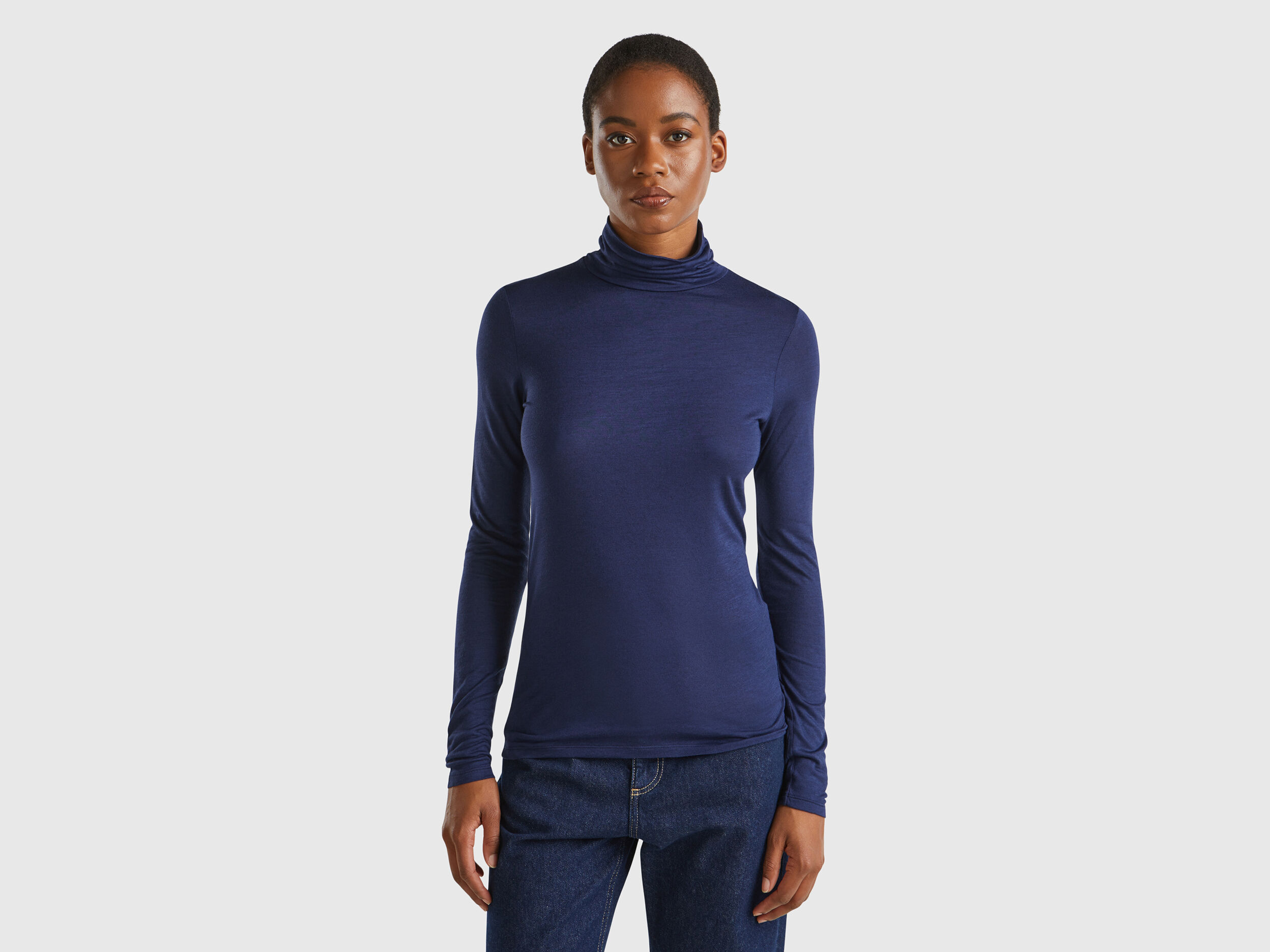 Turtleneck under shirt womens hotsell