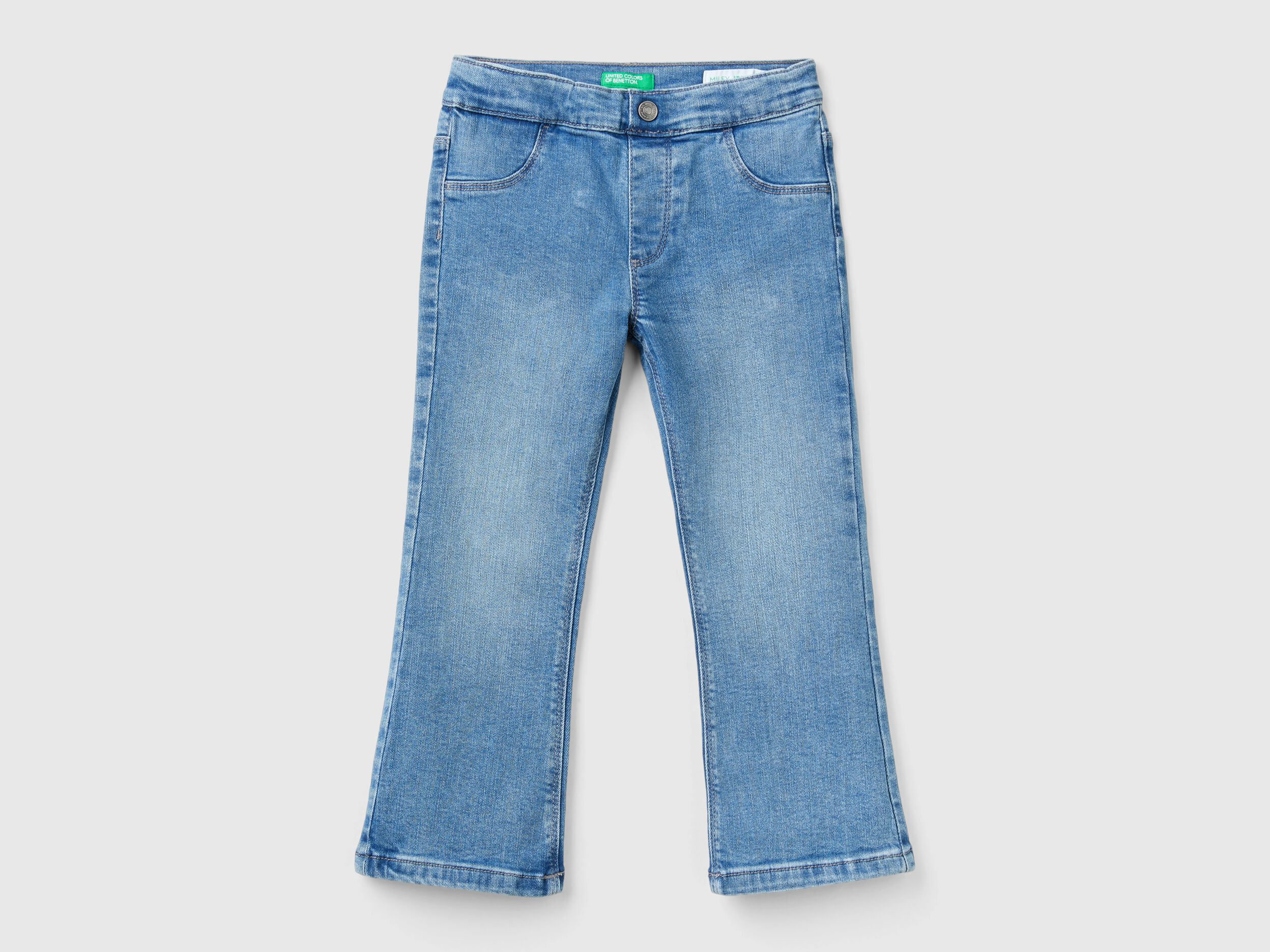 Jeans Denim Kid Girl 3 months 4 years Collection 2024 Benetton