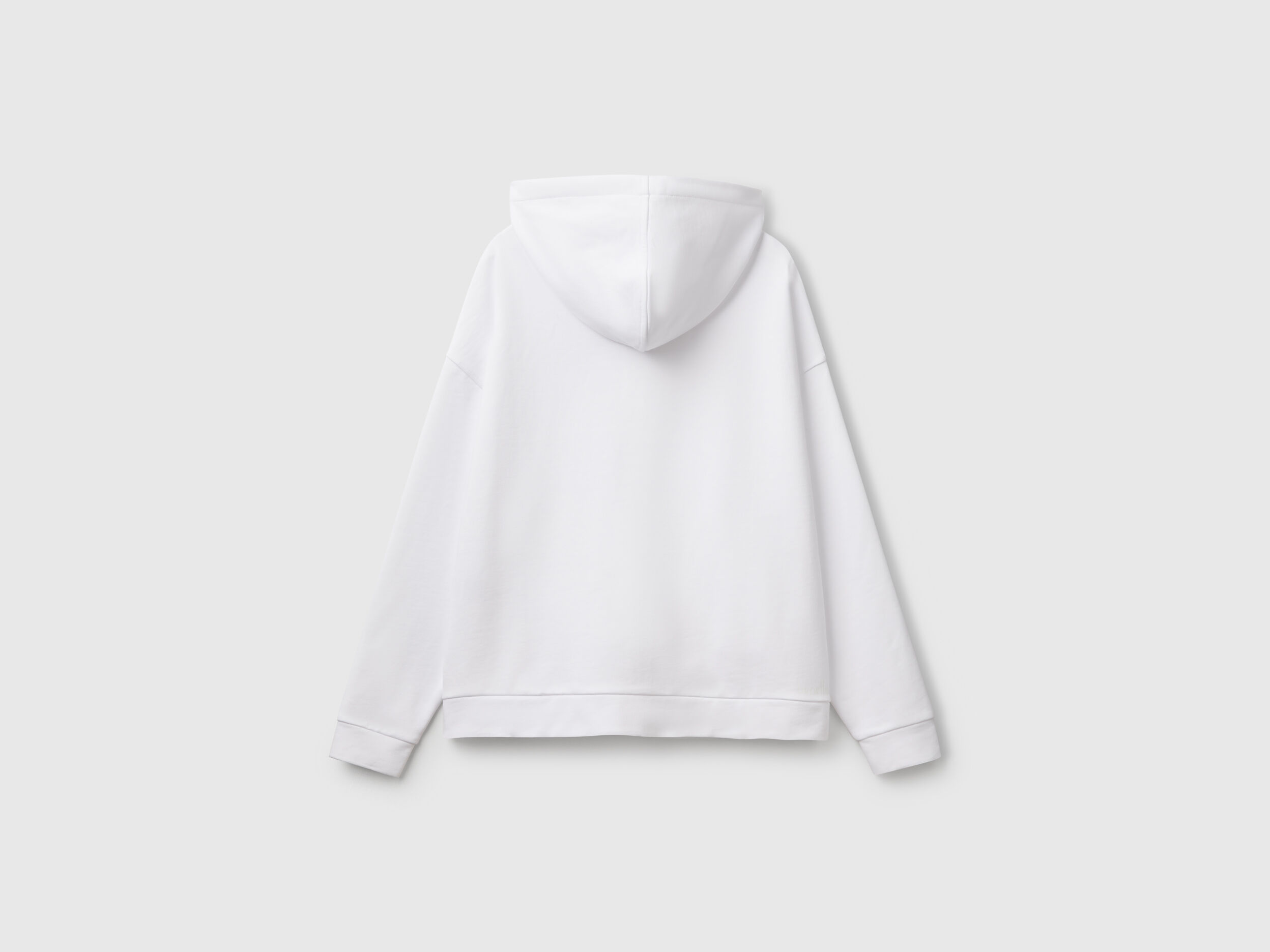 高評価アイテム sweatshirt cotton 100% with Benetton | White - hood and zip Clothing