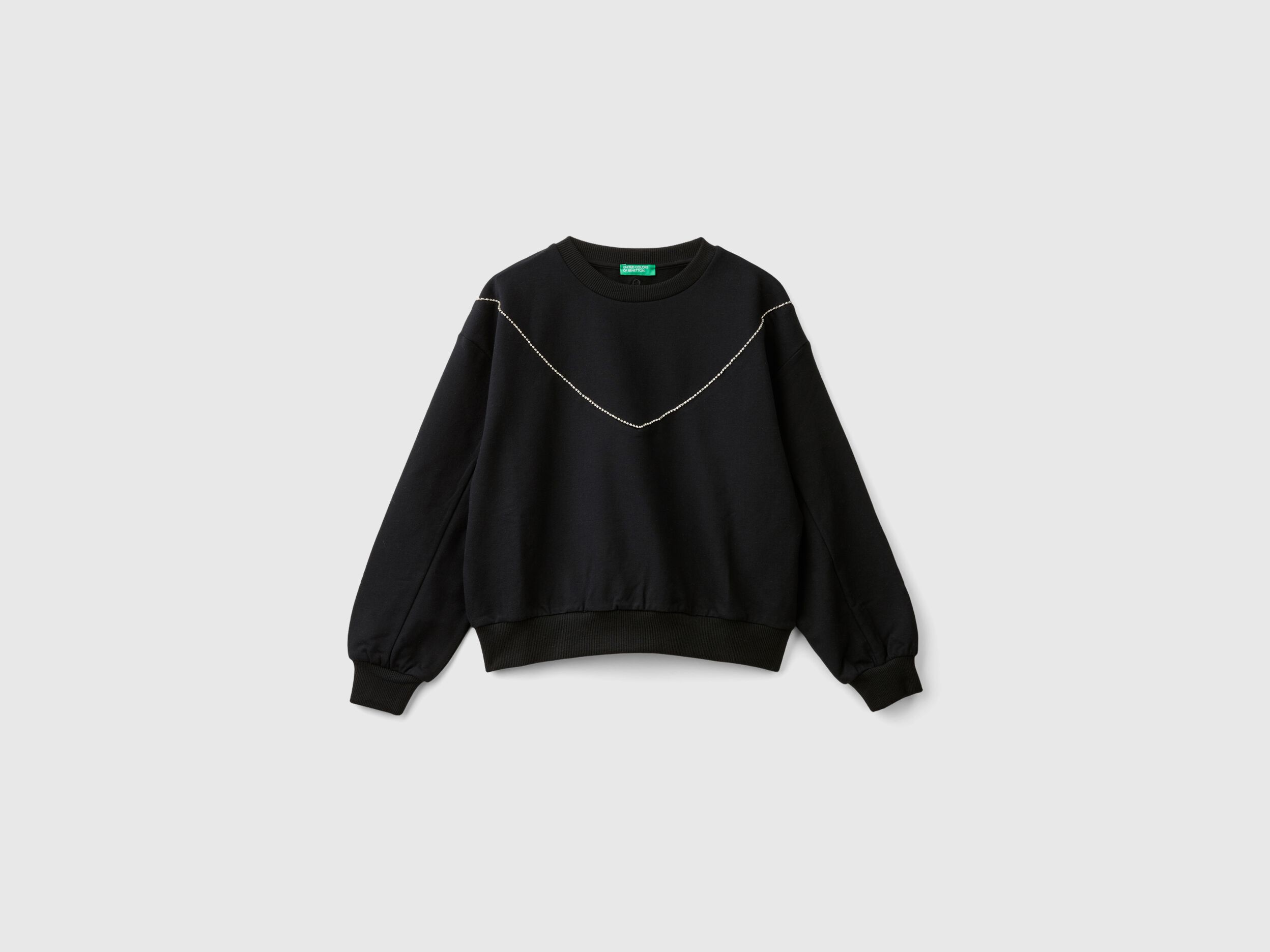 Junior Girls Sweatshirts without hood Collection 2024 Benetton