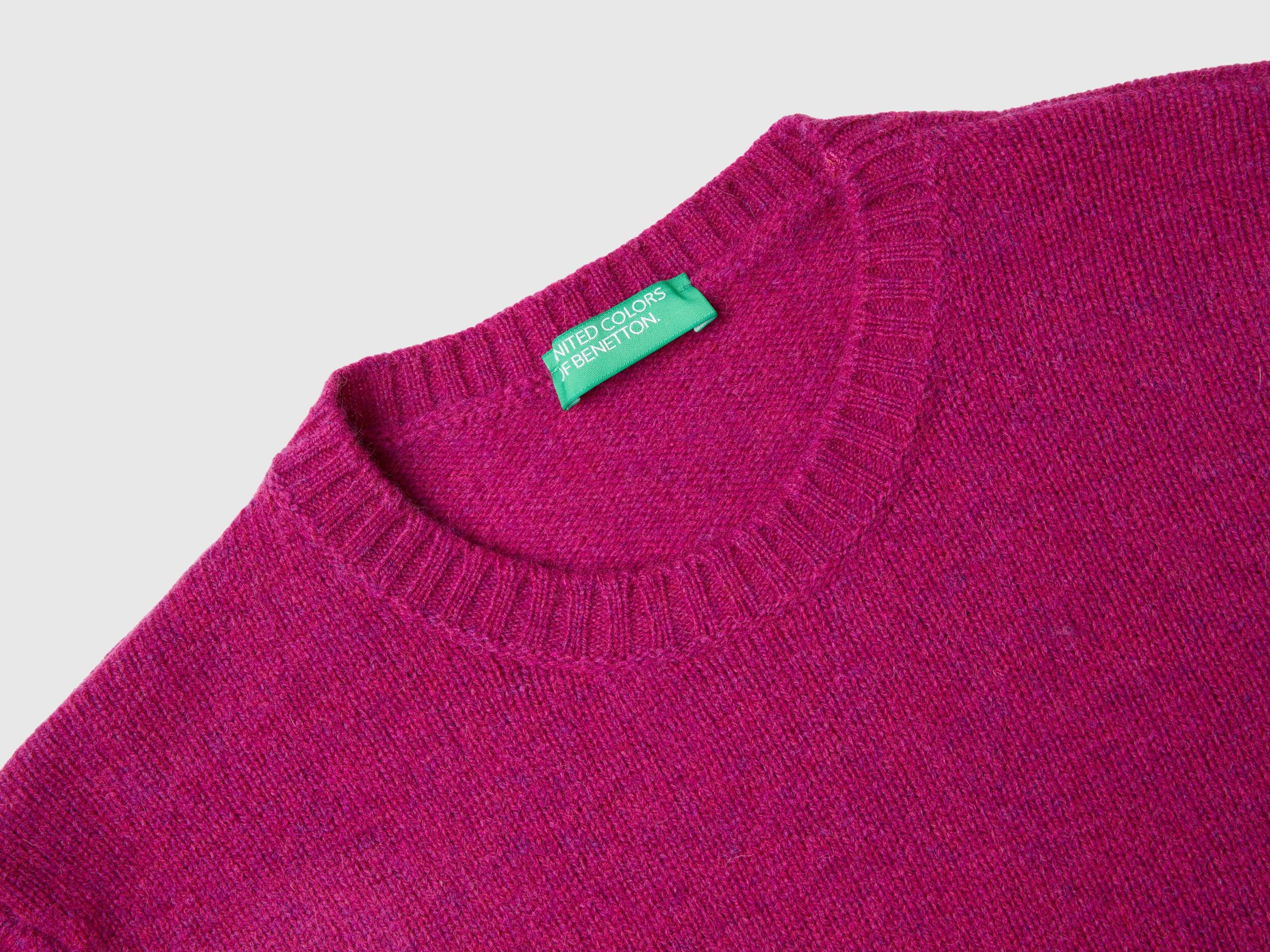 商品画像：Sweater in Shetland wool - Gray | Benetton 4
