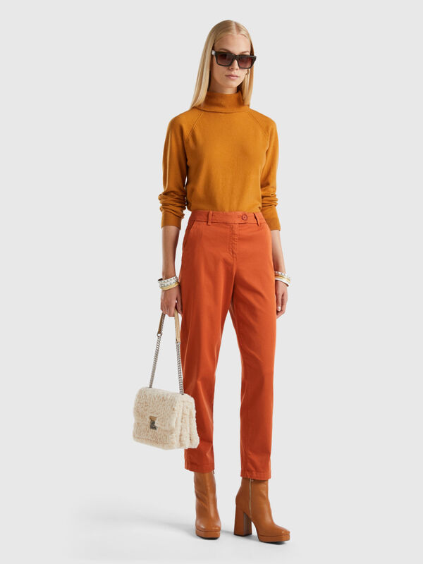 Women's Chino Trousers New Collection 2024 | Benetton