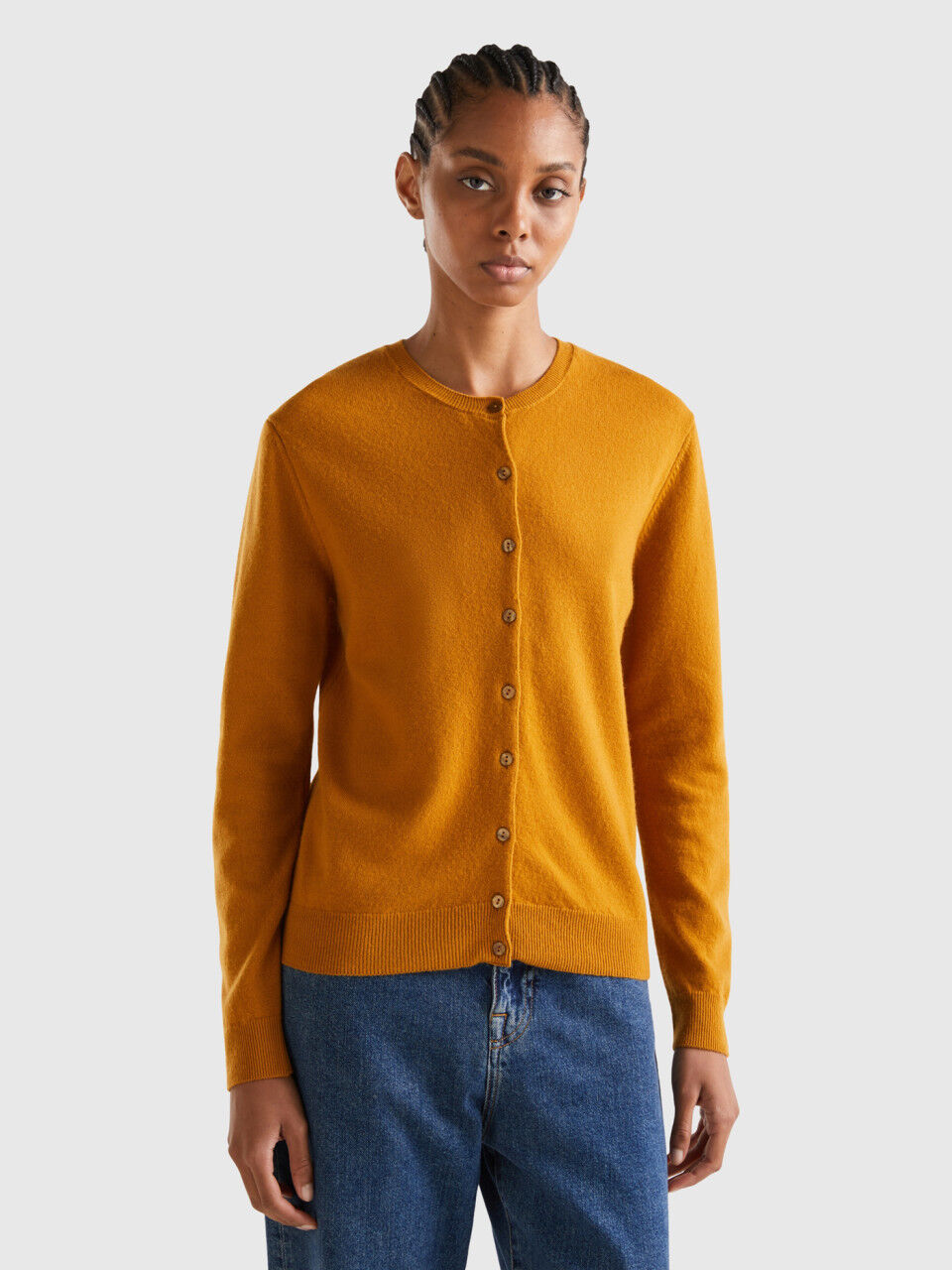 Merino Wool Cardigans Women 2024 Benetton