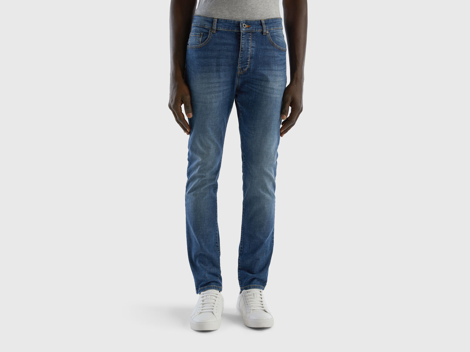 Skinny fit jeans - Blue | Benetton