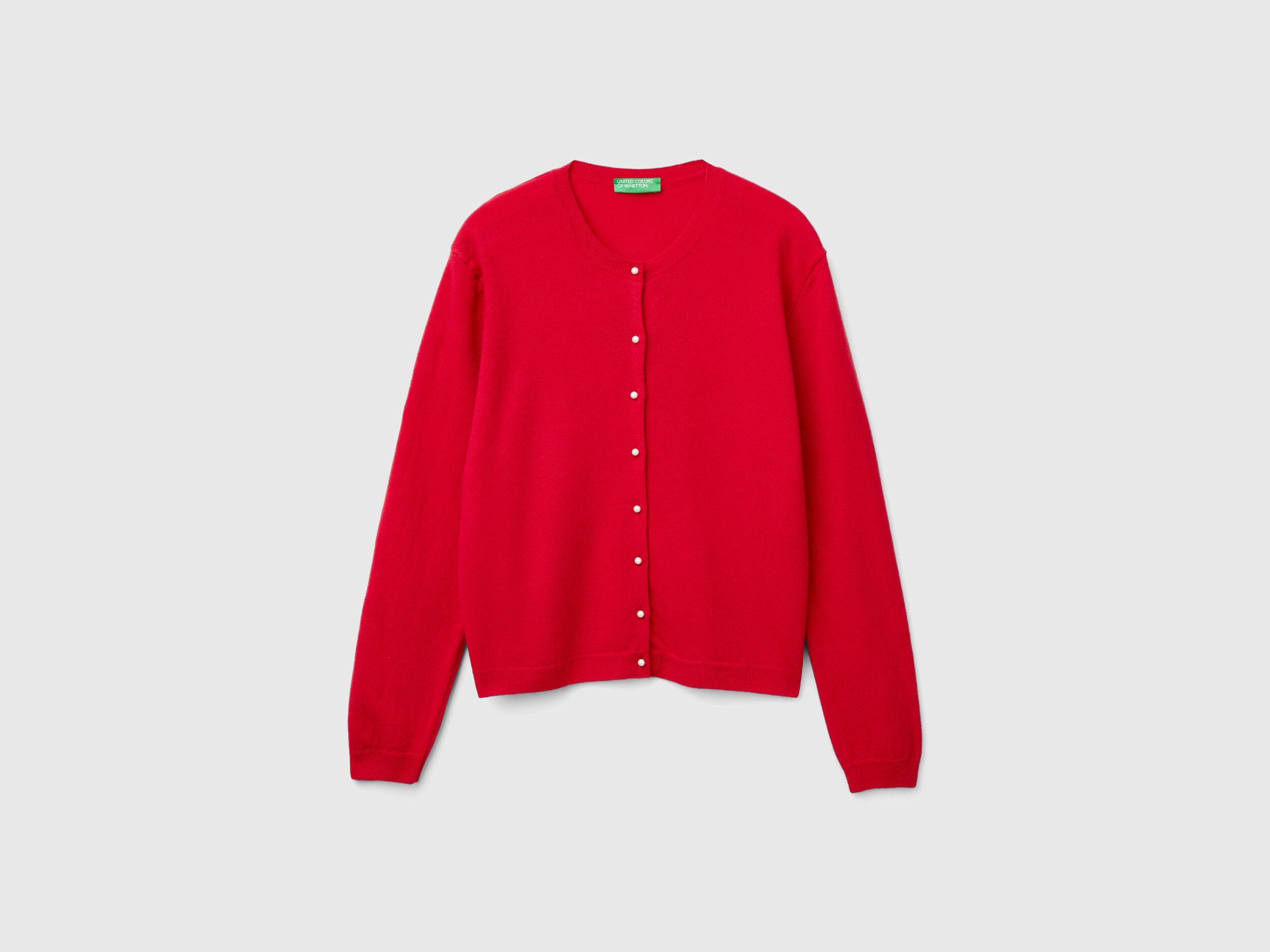 Uniqlo red cardigan outlet