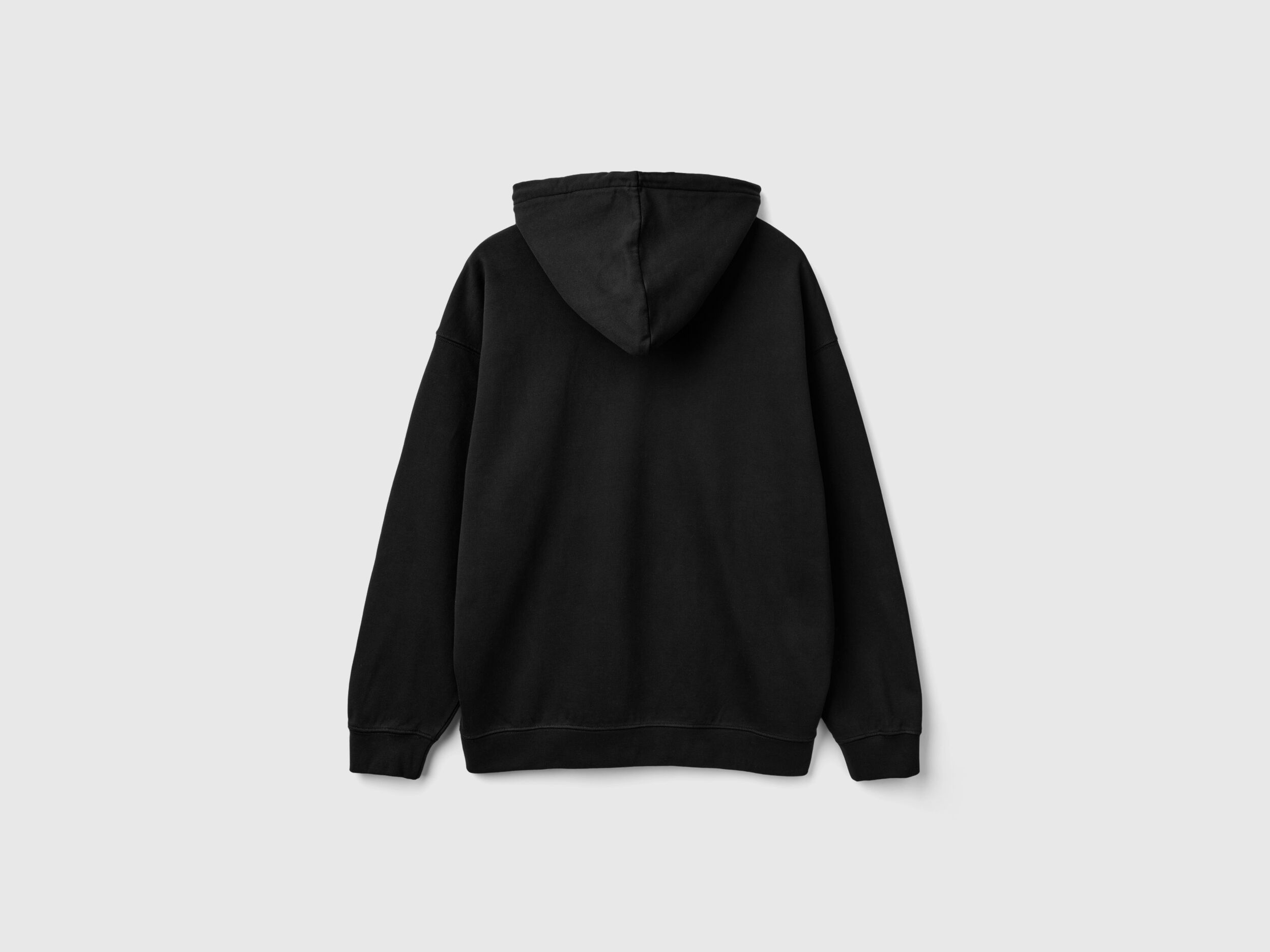 Benetton 100 Cotton Hoodie Black Men