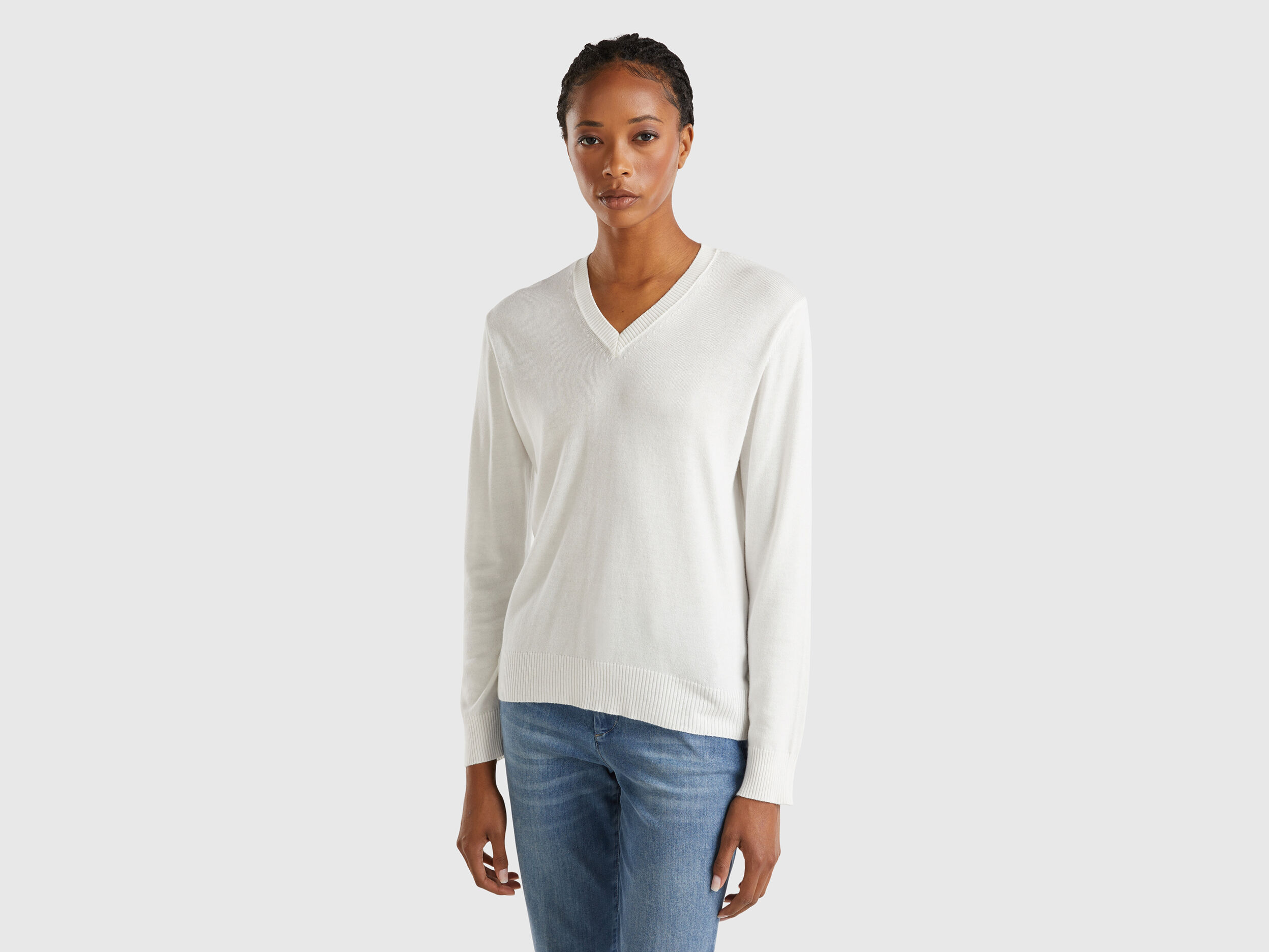 Women s V Neck Sweaters New Collection Benetton